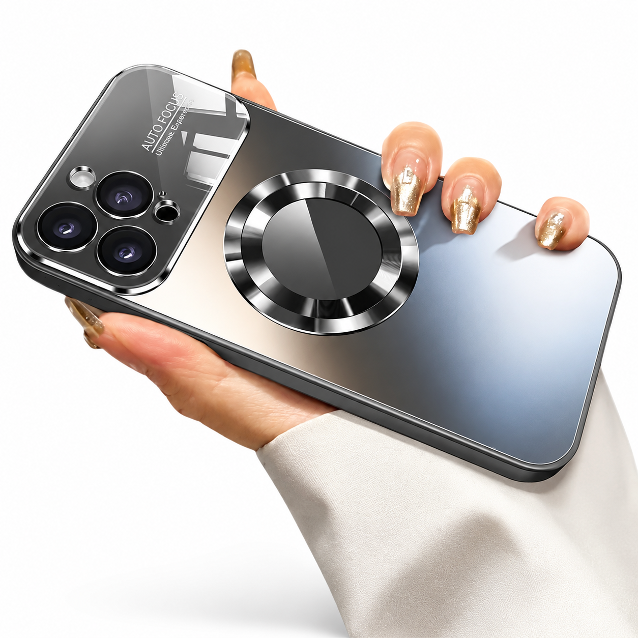 Premium iPhone Case MagSafe Compatible Titanium Metallic Matte Cover Camera Lens Protection Shockproof PC Silicone Anti Scratch Slim Full Coverage Design