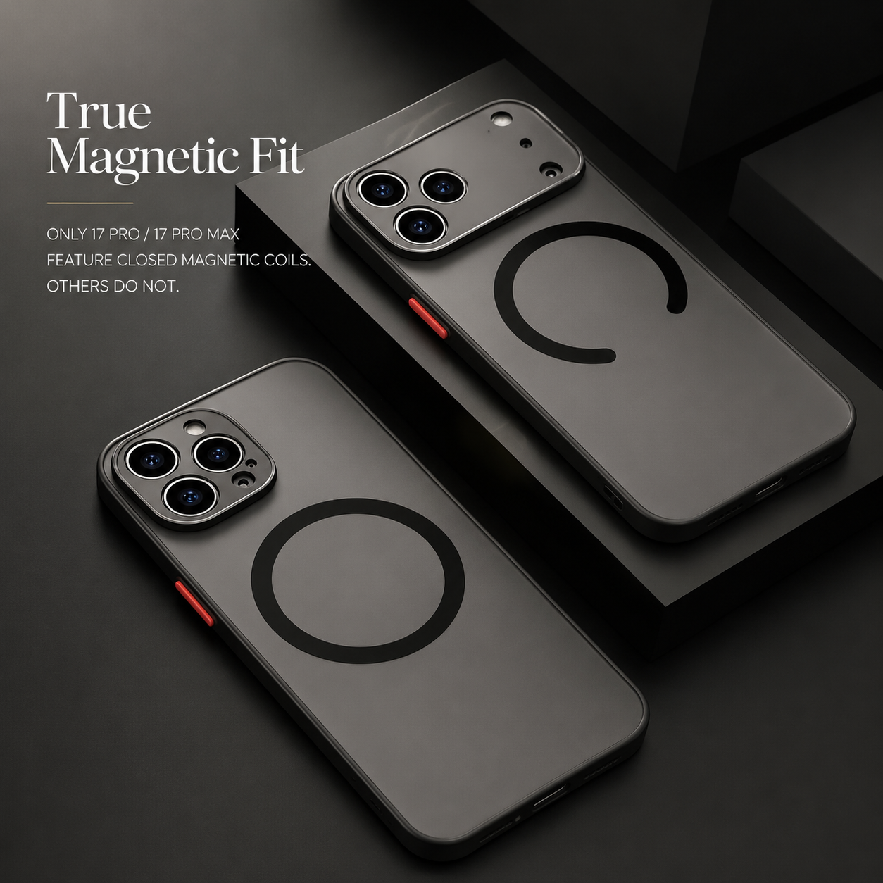 Premium iPhone Case MagSafe Compatible Translucent Magnetic Armor Shockproof Matte Protective Cover Anti Scratch Anti Fingerprint Slim Full Coverage
