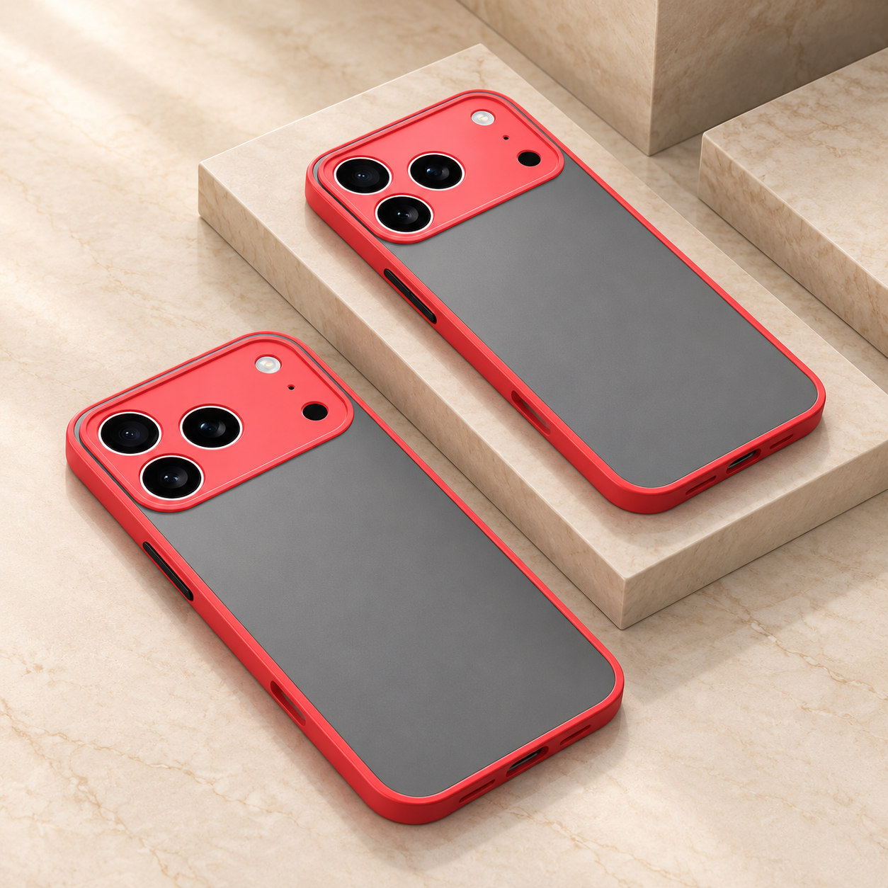 Premium iPhone Case MagSafe Compatible Translucent Matte Armor Cover Shockproof TPU PC Bumper Camera Lens Protection Slim Design