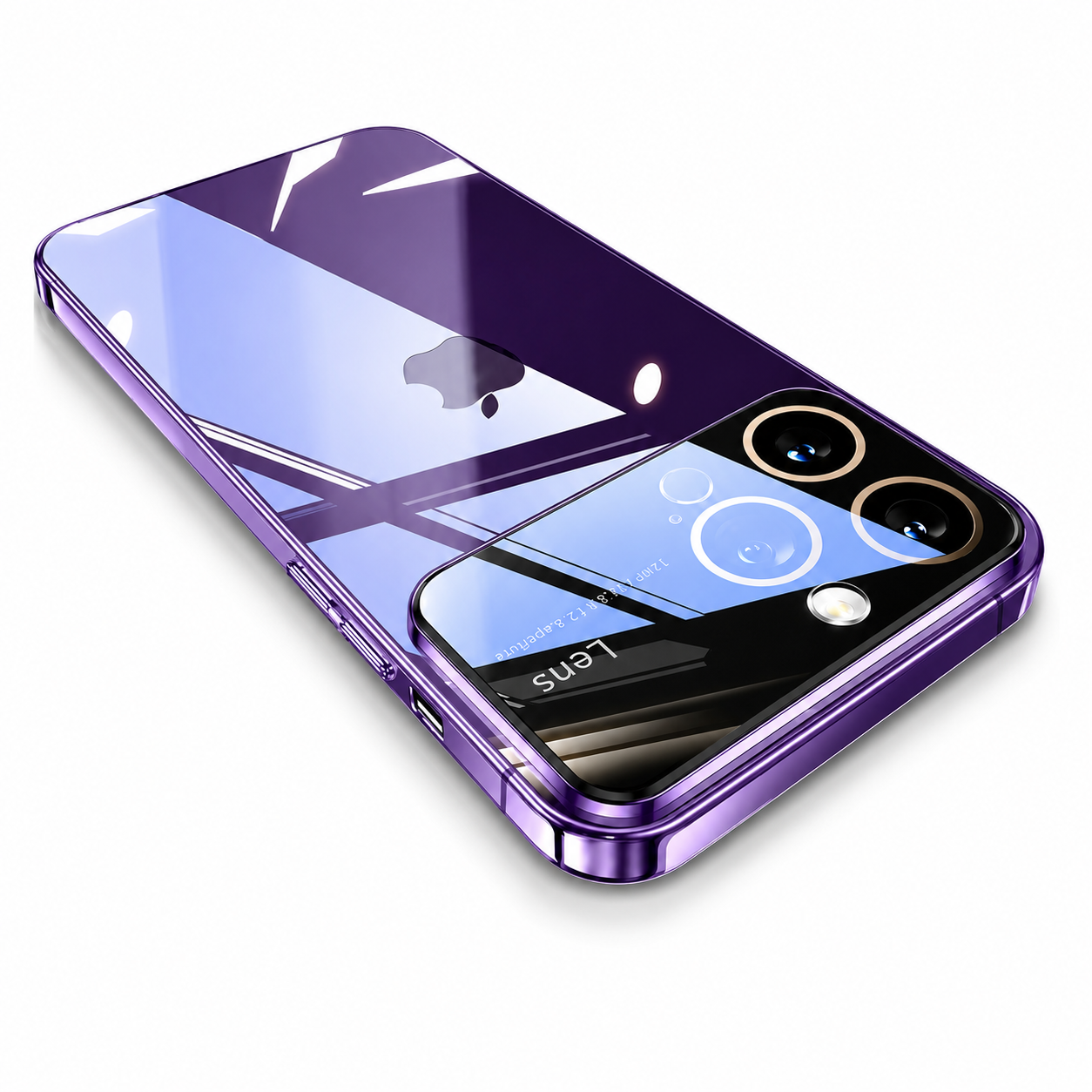 Premium iPhone Case MagSafe Compatible Transparent Acrylic Protective Cover Shockproof Tempered Camera Protection Anti Scratch Clear Slim Design