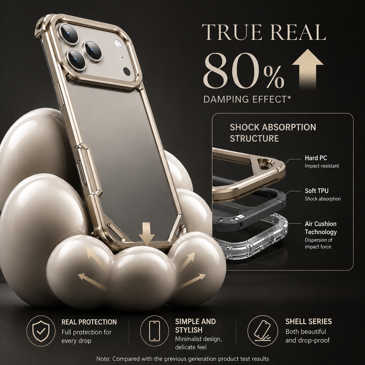 Premium iPhone Case MagSafe Compatible Ultra Thin Aluminum Metal Bumper Protective Cover Shockproof Edge Protection Wireless Charging Anti Scratch Lightweight Design