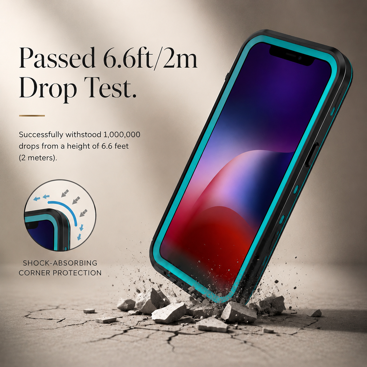 Premium iPhone Case MagSafe Compatible Waterproof IP68 Full Body Protective Cover Shockproof Transparent Sealed Dustproof Camera Screen Protection