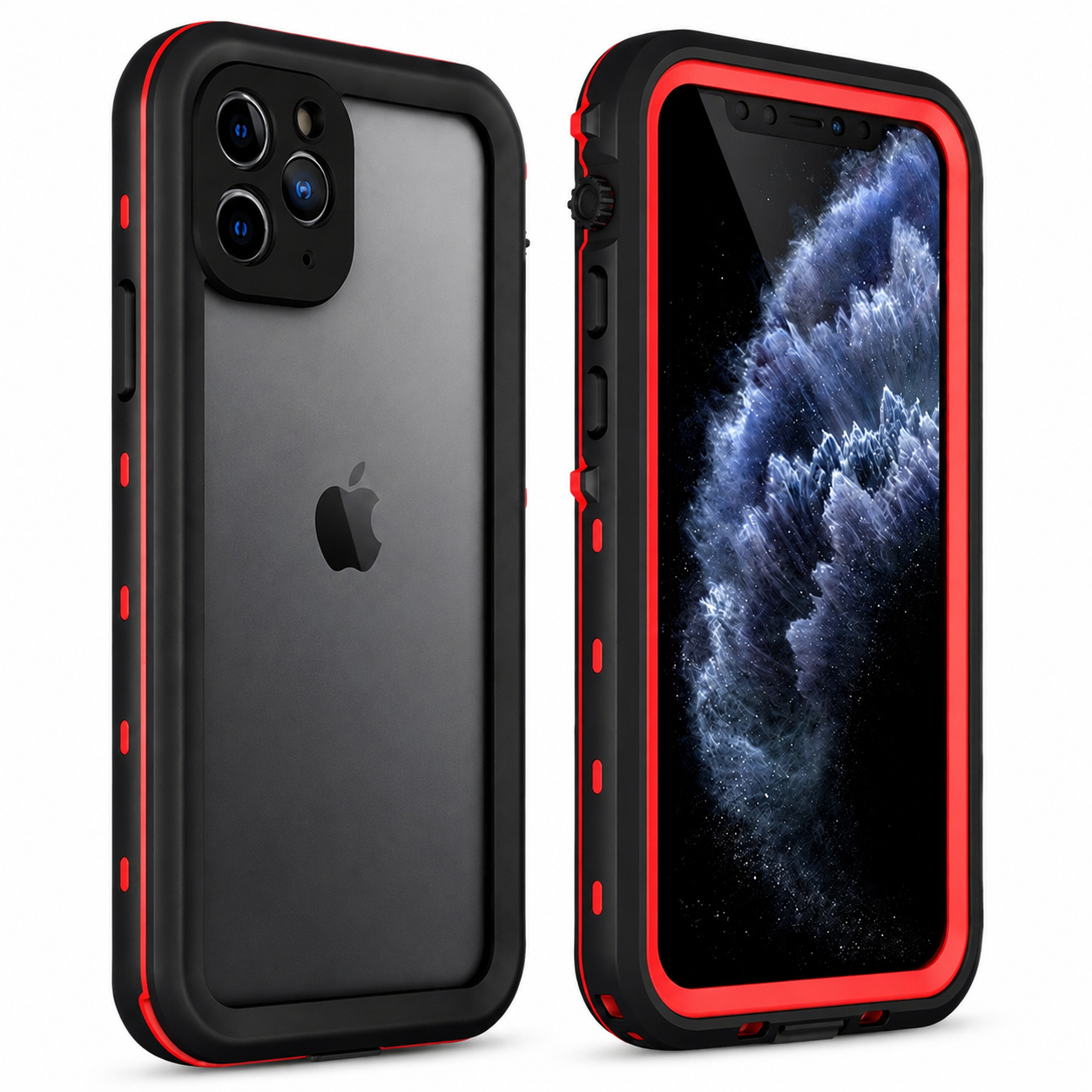 Premium iPhone Case MagSafe Compatible Waterproof IP68 Full Body Protective Cover Shockproof Transparent Sealed Dustproof Camera Screen Protection