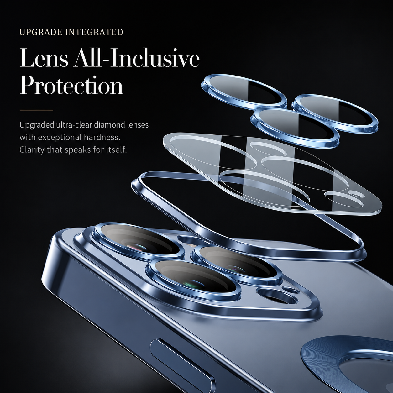 Premium iPhone Case MagSafe Plating Magnetic Wireless Charging Lens Protection Shockproof Slim Durable Protective Cover Luxury Design