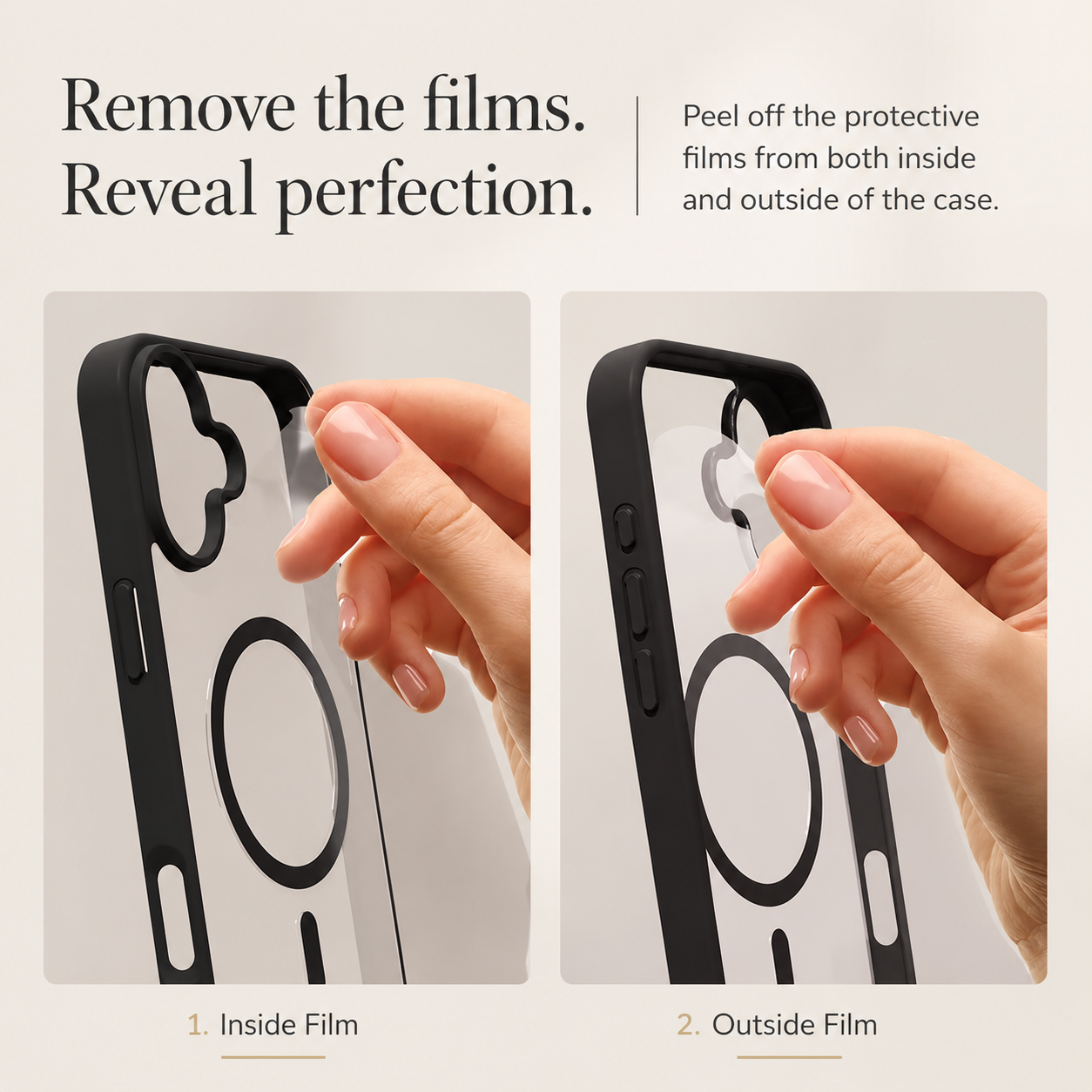 Premium iPhone Case Magnetic Armor Shockproof Cover MagSafe Compatible Matte Translucent Protective Case Wireless Charging Slim Full Coverage Design