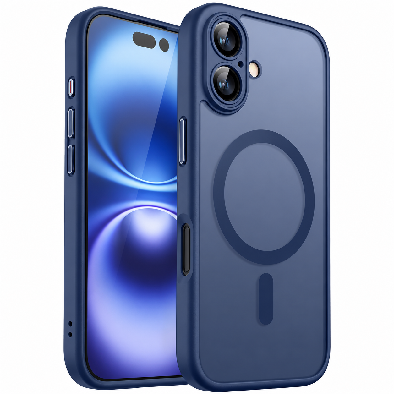 Premium iPhone Case Magnetic Armor Shockproof Cover MagSafe Compatible Matte Translucent Protective Case Wireless Charging Slim Full Coverage Design