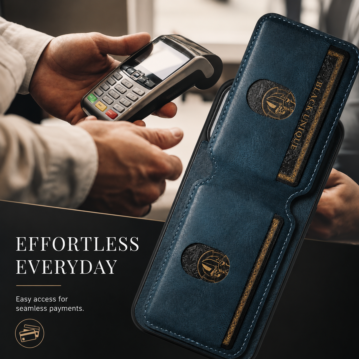 Premium iPhone Case Magnetic Leather Wallet Card Holder Protective Cover Camera Lens Protection Anti Scratch Non Slip Full Coverage