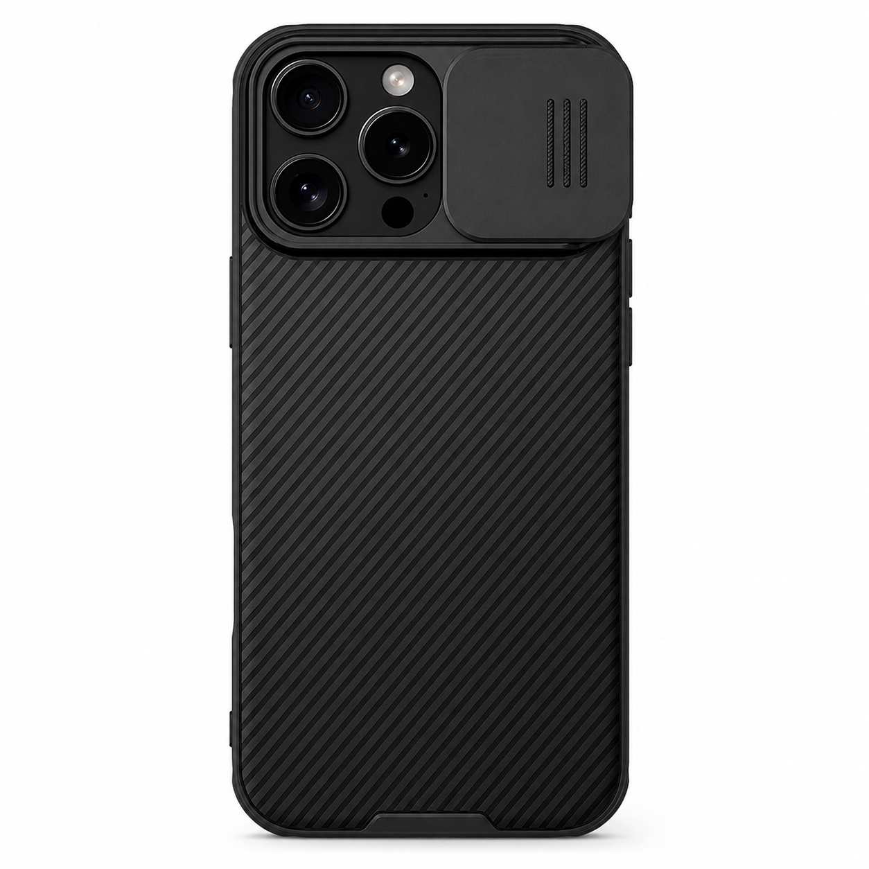 Premium iPhone Case Magnetic Protective Cover Sliding Camera Lens Protection Shockproof Anti Scratch Rugged CamShield Pro PC TPU Anti Slip Full Coverage