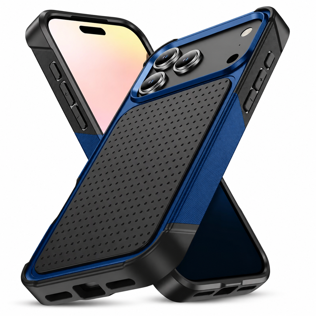 Premium iPhone Case Magnetic Protective Wallet Cover Shockproof Rugged Armor Camera Lens Protection Built In Stand Non Slip Full Coverage