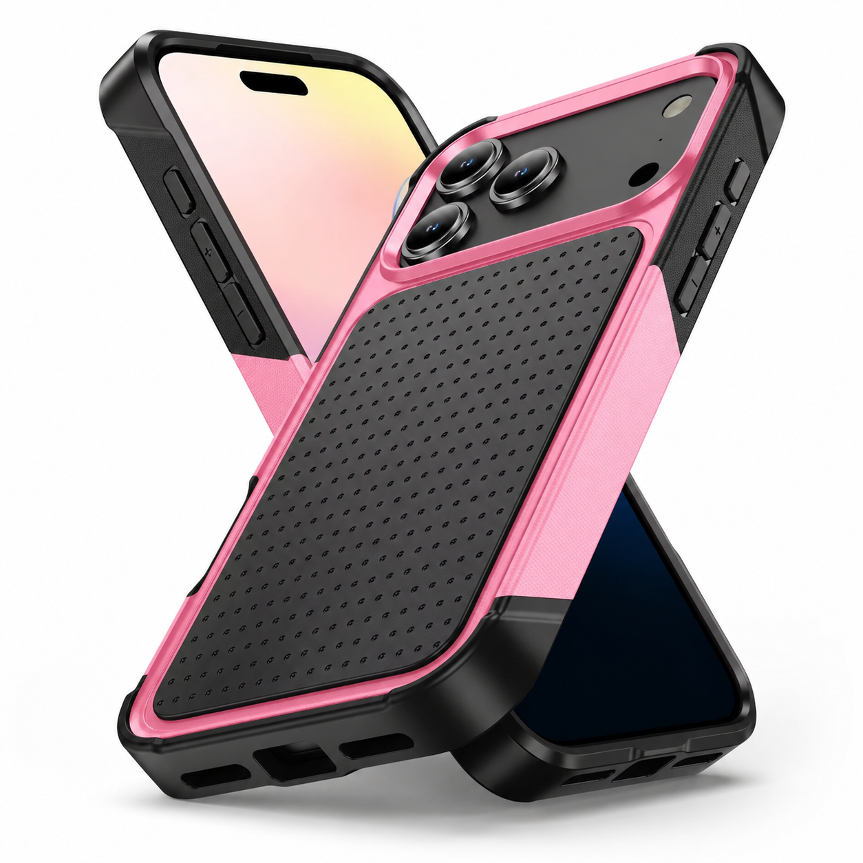 Premium iPhone Case Magnetic Protective Wallet Cover Shockproof Rugged Armor Camera Lens Protection Built In Stand Non Slip Full Coverage