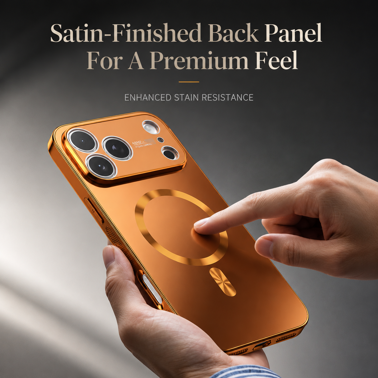 Premium iPhone Case Matte Magnetic MagSafe Compatible Protective Cover Electroplated Finish Shockproof Frame Camera Lens Protector Slim Design