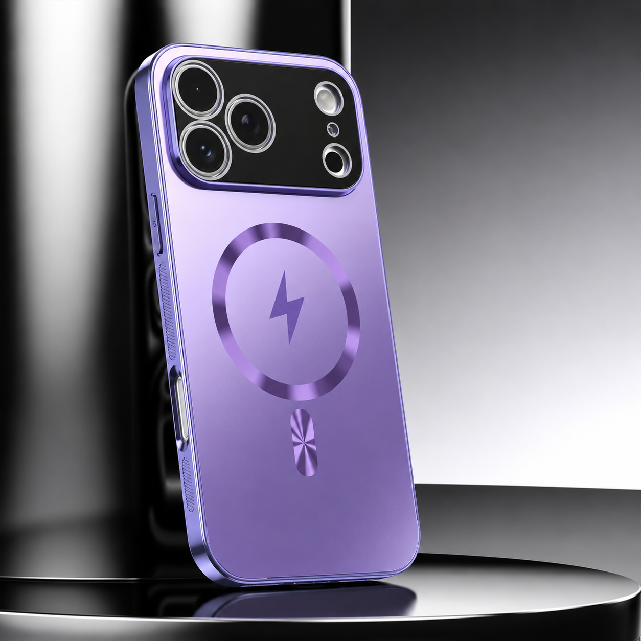 Premium iPhone Case Matte Magnetic MagSafe Compatible Protective Cover Electroplated Finish Shockproof Frame Camera Lens Protector Slim Design