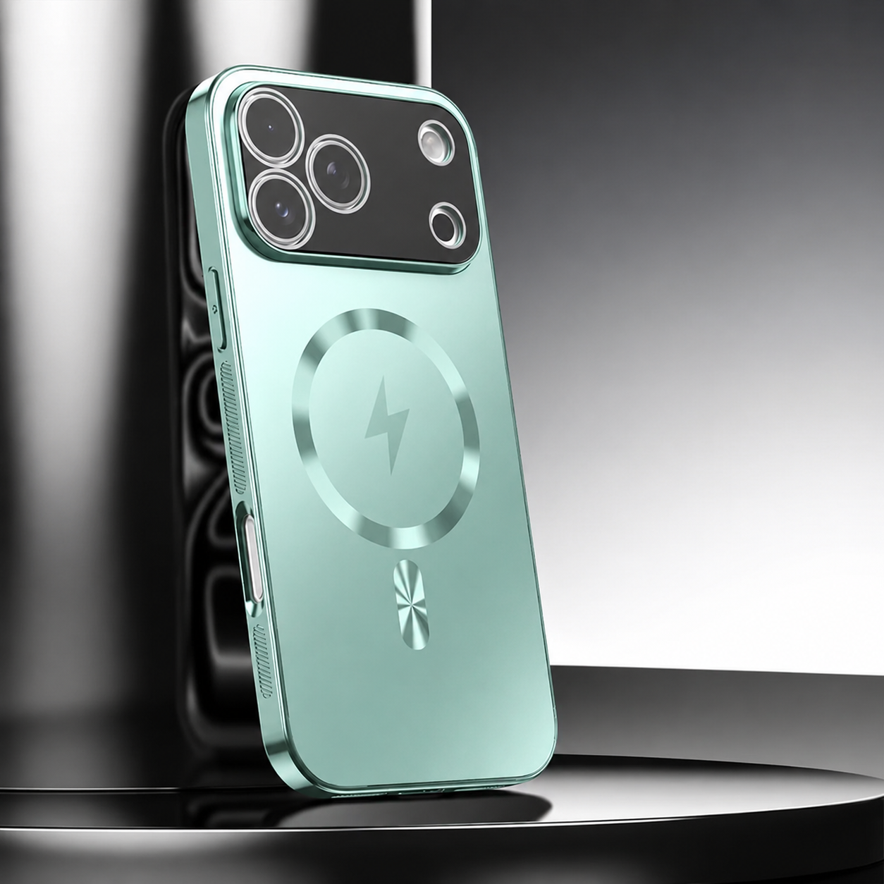 Premium iPhone Case Matte Magnetic MagSafe Compatible Protective Cover Electroplated Finish Shockproof Frame Camera Lens Protector Slim Design