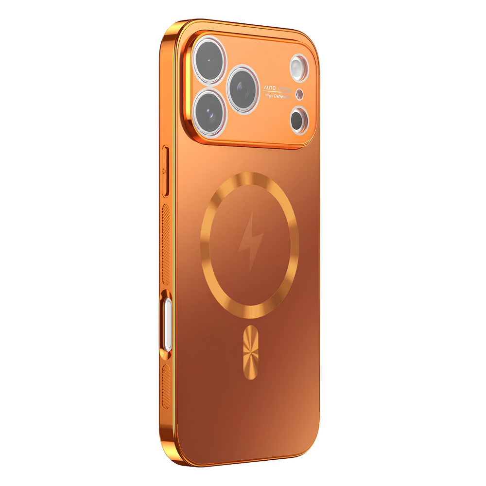 Premium iPhone Case Matte Magnetic MagSafe Compatible Protective Cover Electroplated Finish Shockproof Frame Camera Lens Protector Slim Design