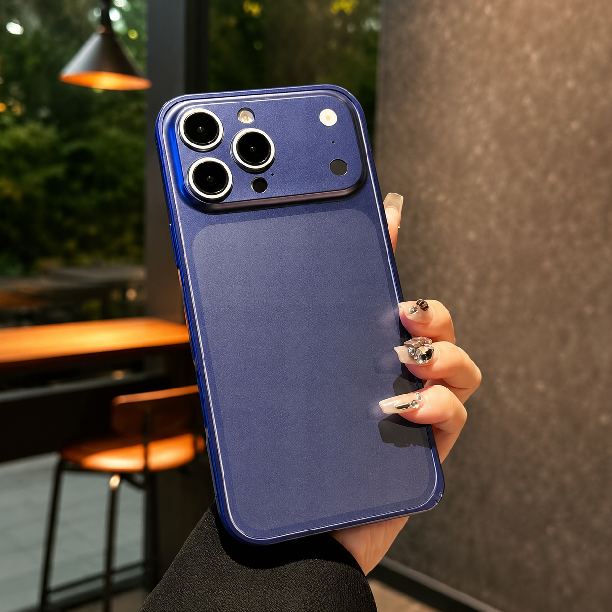Premium iPhone Case Metal Alloy Frame Slim Protective Cover Matte Backplane Shockproof Anti Scratch Anti Fingerprint Lightweight Full Coverage