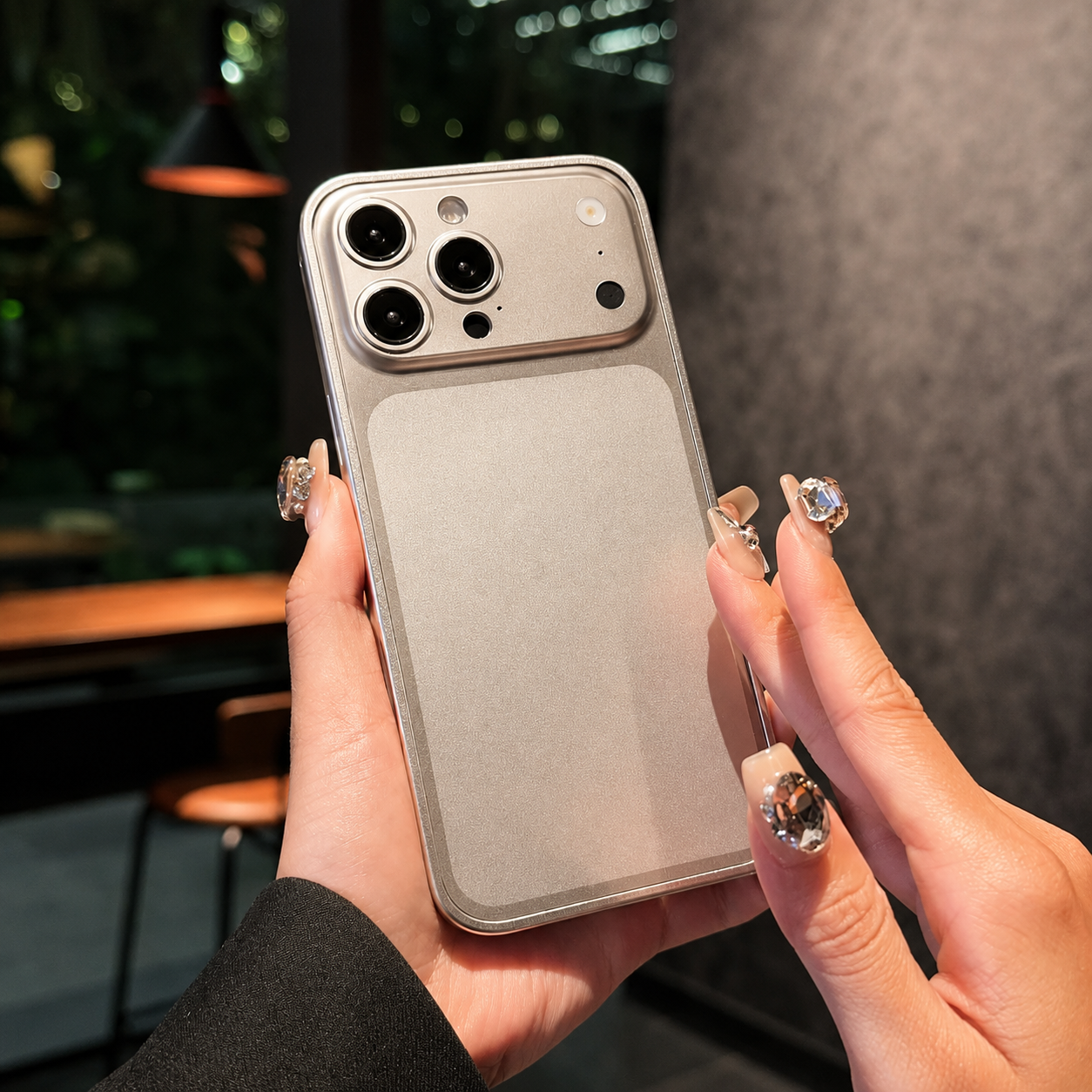 Premium iPhone Case Metal Alloy Frame Slim Protective Cover Matte Backplane Shockproof Anti Scratch Anti Fingerprint Lightweight Full Coverage