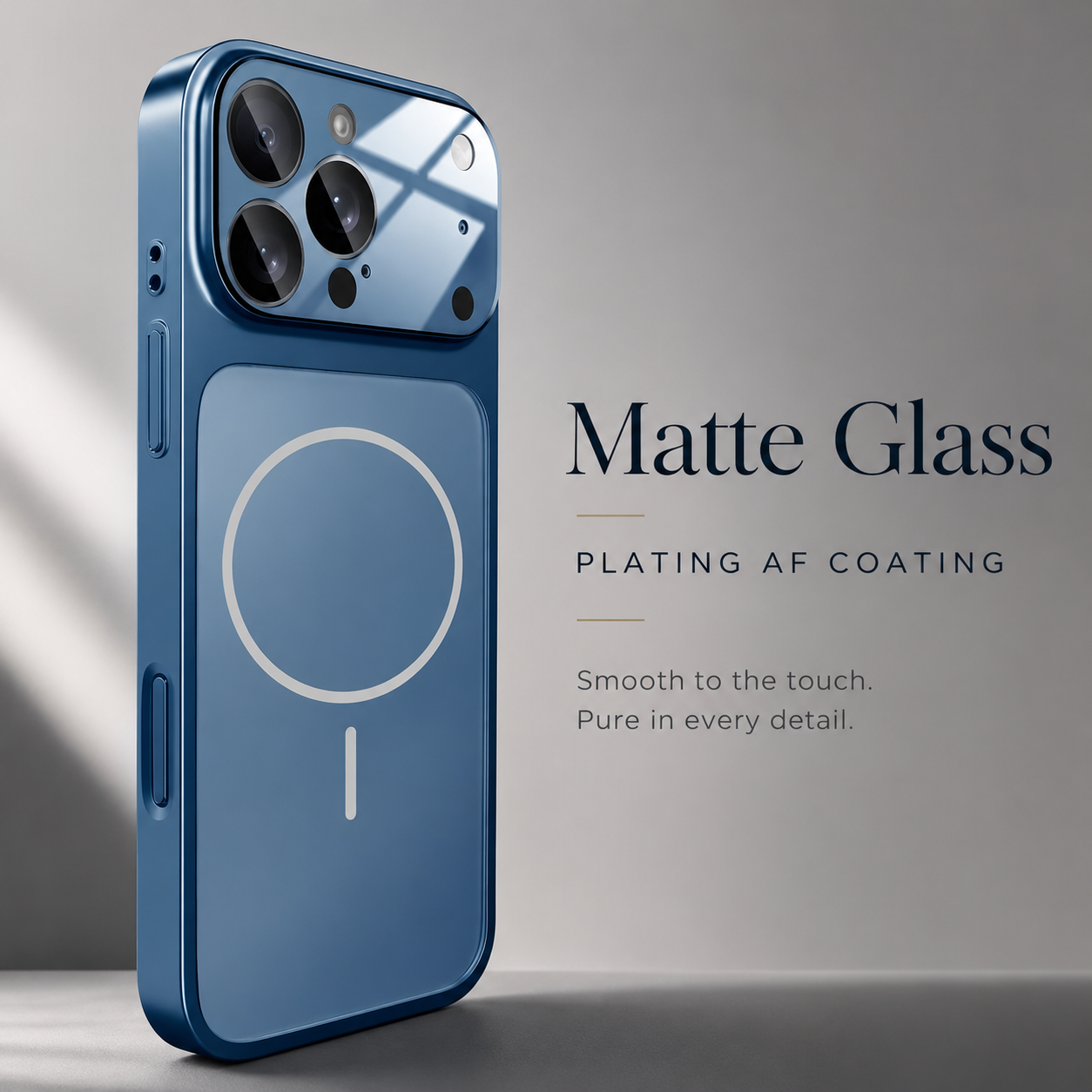 Premium iPhone Case Nano Matte Glass MagSafe Compatible Magnetic Protective Cover Shockproof Armor Frame Camera Lens Protector Slim Design