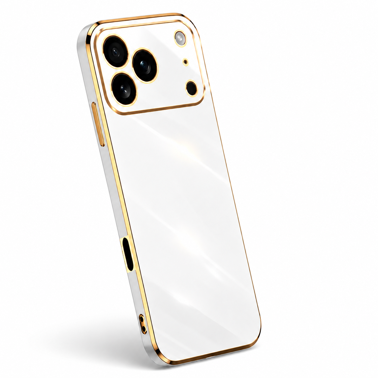 Premium iPhone Case Plating Silicone Shockproof Protective Cover Soft Liquid Silicone Anti Scratch Lightweight Slim Bumper Camera Lens Protection Full Coverage