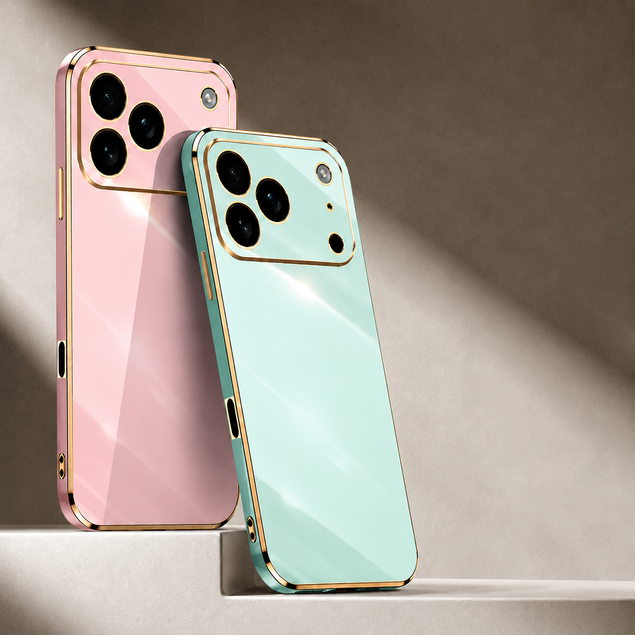 Premium iPhone Case Plating Silicone Shockproof Protective Cover Soft Liquid Silicone Anti Scratch Lightweight Slim Bumper Camera Lens Protection Full Coverage