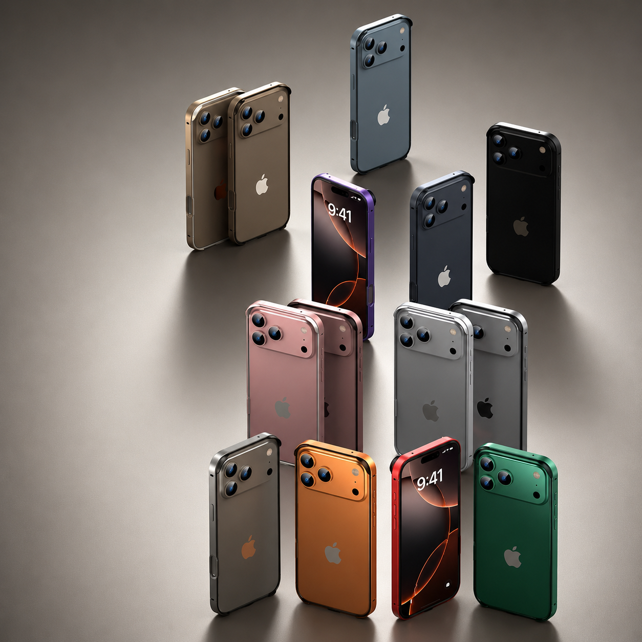 Premium iPhone Case Protective Cover Camera Lens Protection Shockproof Aluminum Metal Frame Bumper Silicone Anti Scratch Lightweight Edge Protection