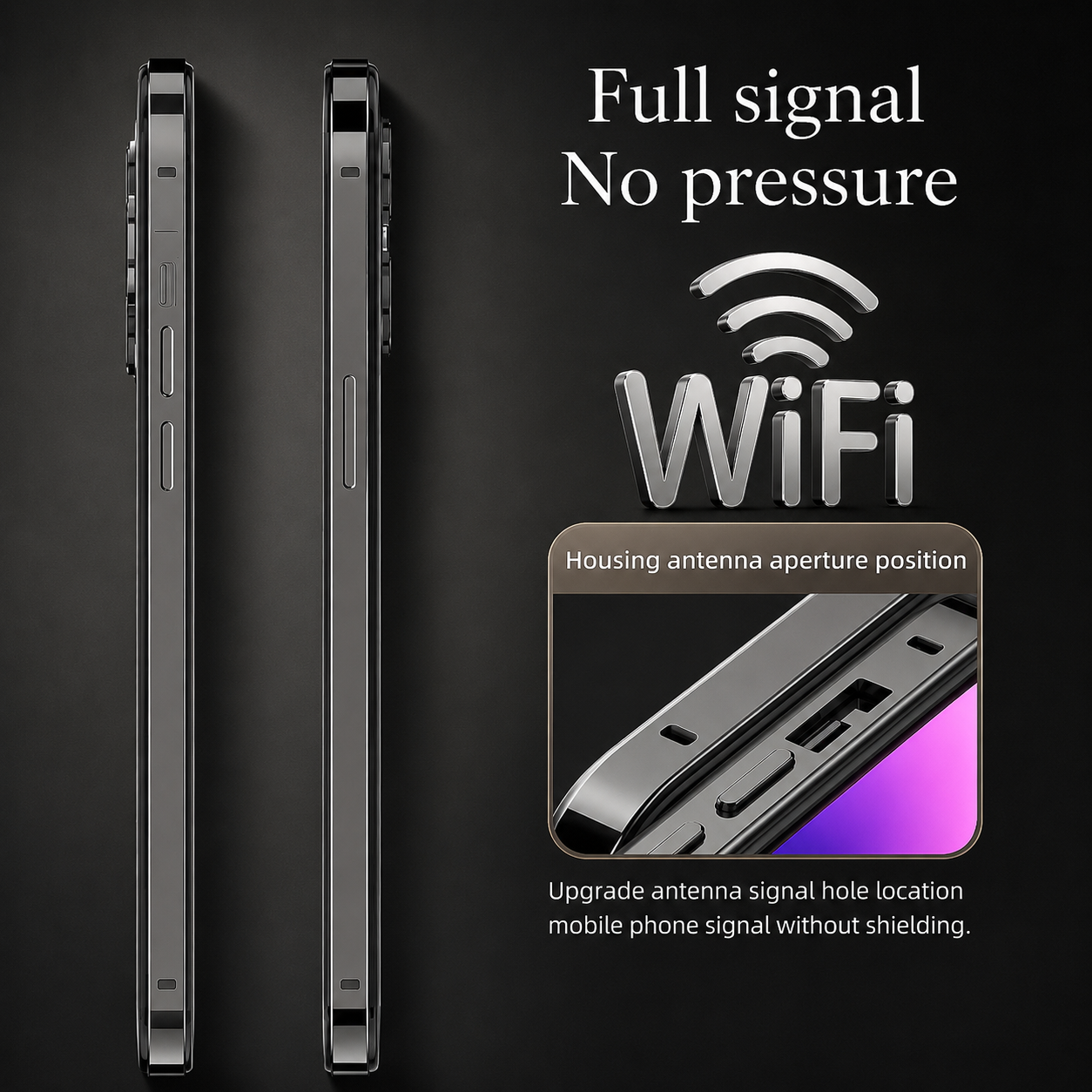 Premium iPhone Case Protective Cover Camera Lens Protection Shockproof Aluminum Metal Frame Bumper Silicone Anti Scratch Lightweight Edge Protection