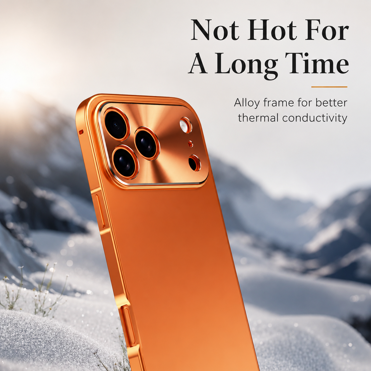 Premium iPhone Case Protective Cover Camera Lens Protection Shockproof Anti Scratch Ultra Thin Aluminum Alloy Frame Frosted Matte Hard Back Full Coverage