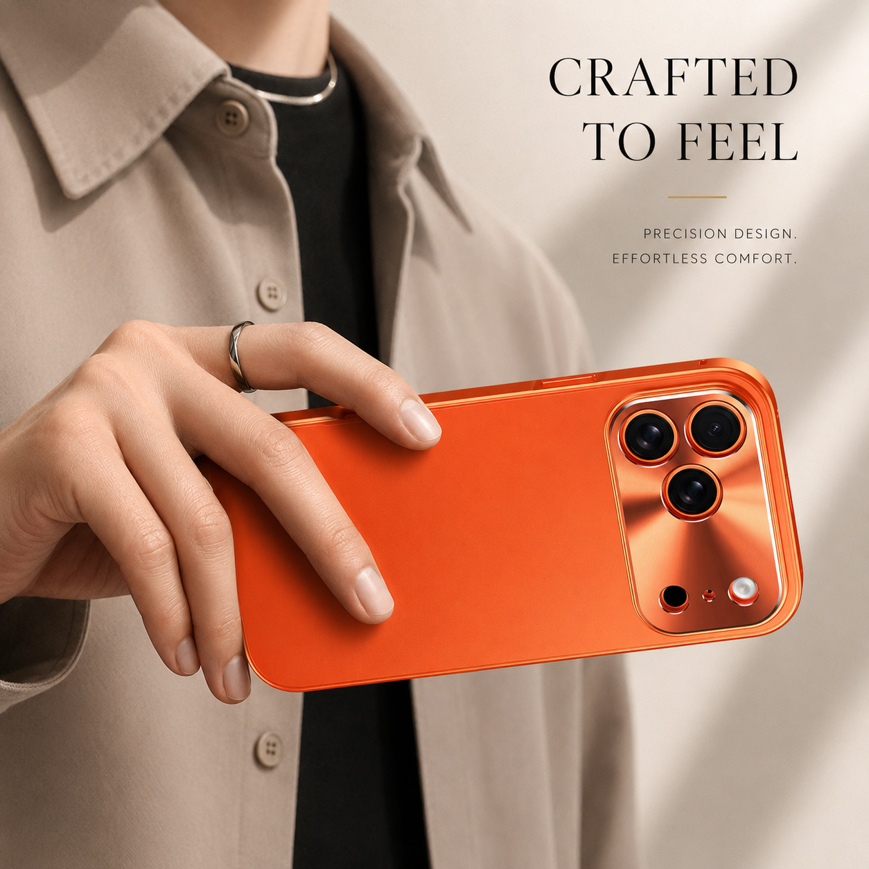 Premium iPhone Case Protective Cover Camera Lens Protection Shockproof Anti Scratch Ultra Thin Aluminum Alloy Frame Frosted Matte Hard Back Full Coverage