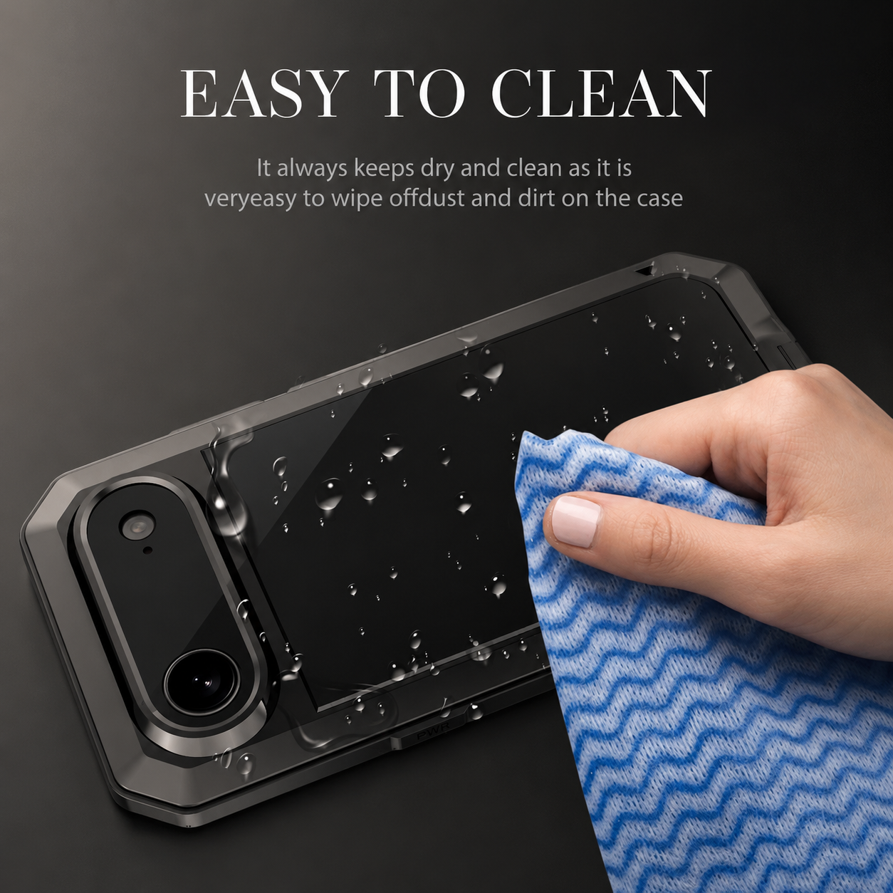 Premium iPhone Case Protective Cover Camera Lens Protection Shockproof Heavy Duty Metal Frame Built In Glass Screen Protector TPU PC Armor Full Coverage
