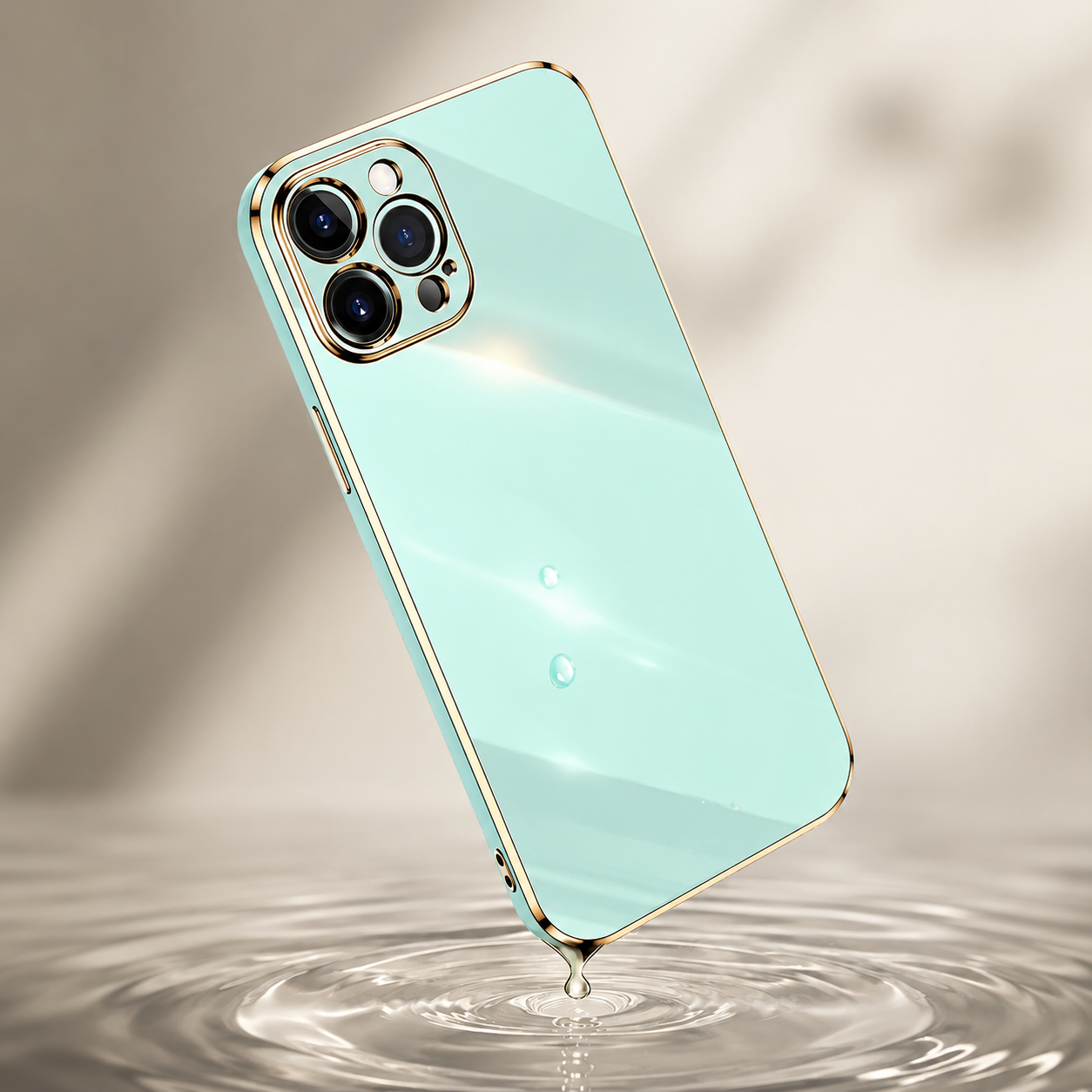 Premium iPhone Case Protective Cover Camera Lens Protection Soft Silicone Plated Frame Anti Fingerprint Anti Scratch Slim Lightweight Full Coverage