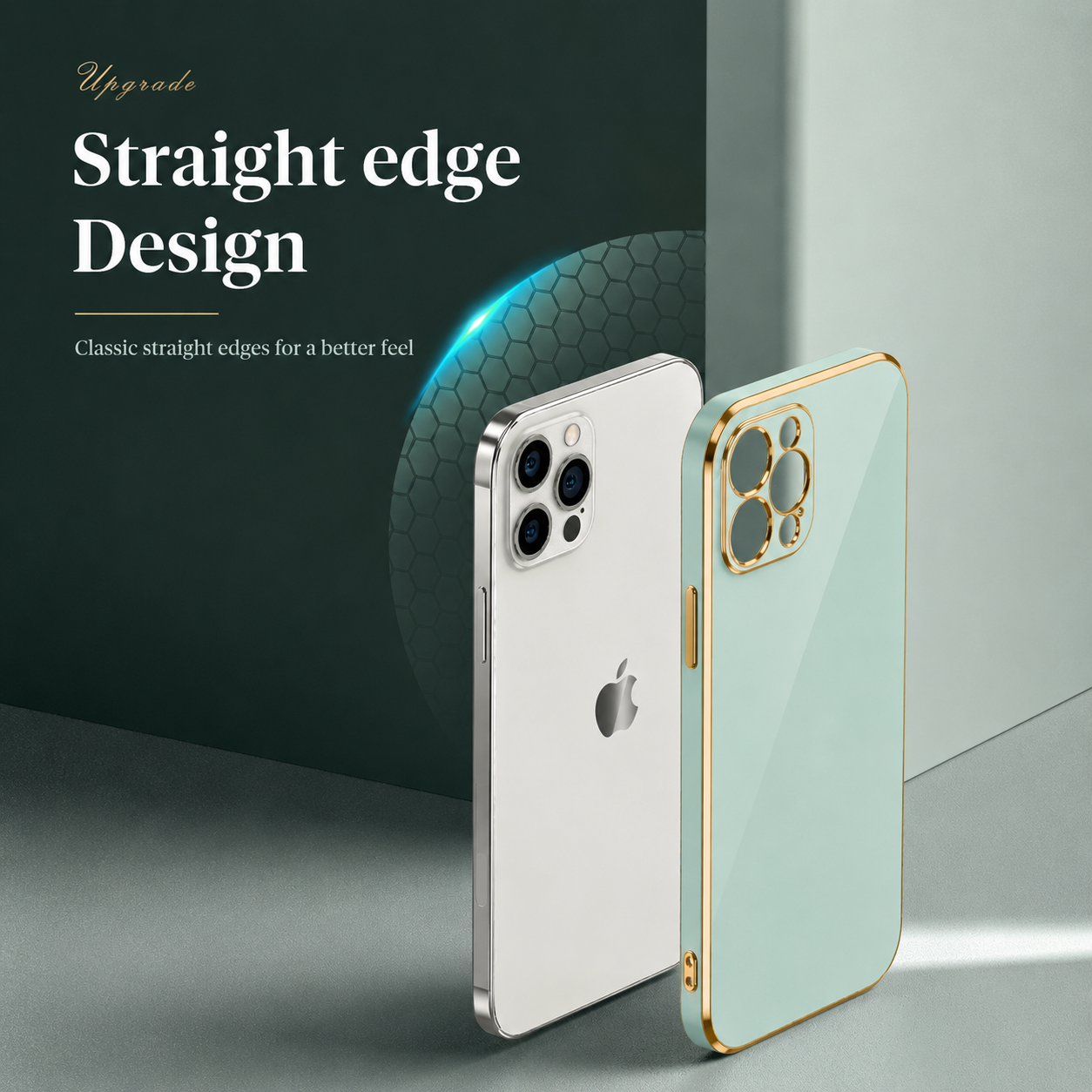 Premium iPhone Case Protective Cover Camera Lens Protection Soft Silicone Plated Frame Anti Fingerprint Anti Scratch Slim Lightweight Full Coverage