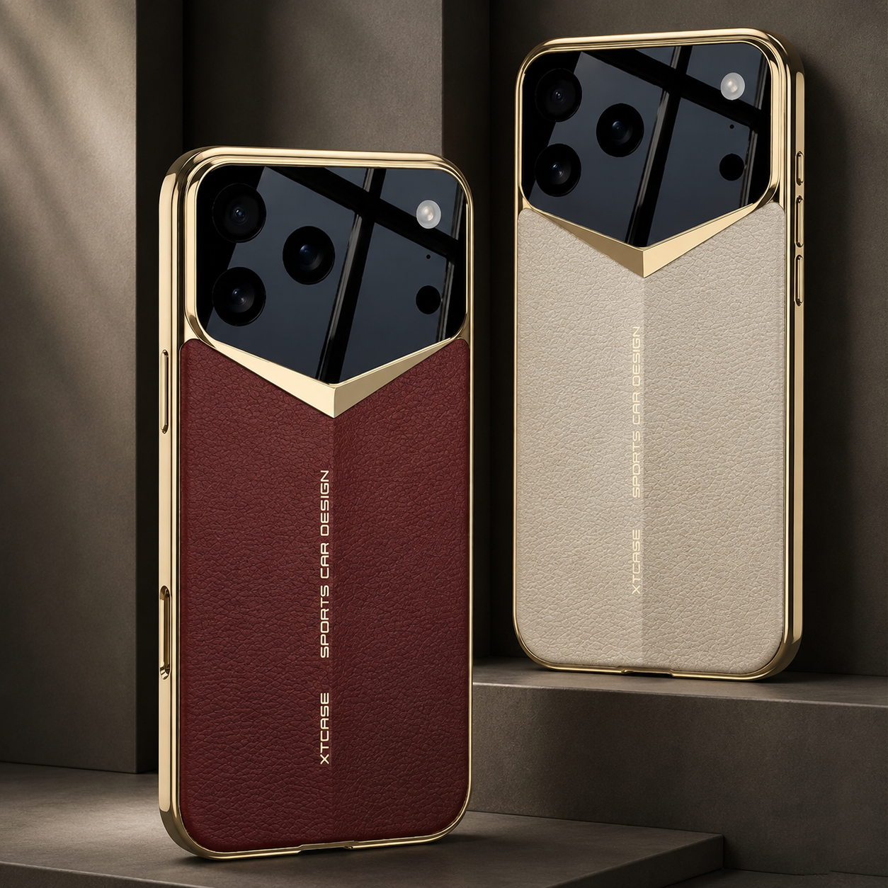 Premium iPhone Case Protective Cover Camera Lens Protection Ultra Thin Leather Shockproof Anti Fingerprint Anti Scratch Lightweight Full Coverage