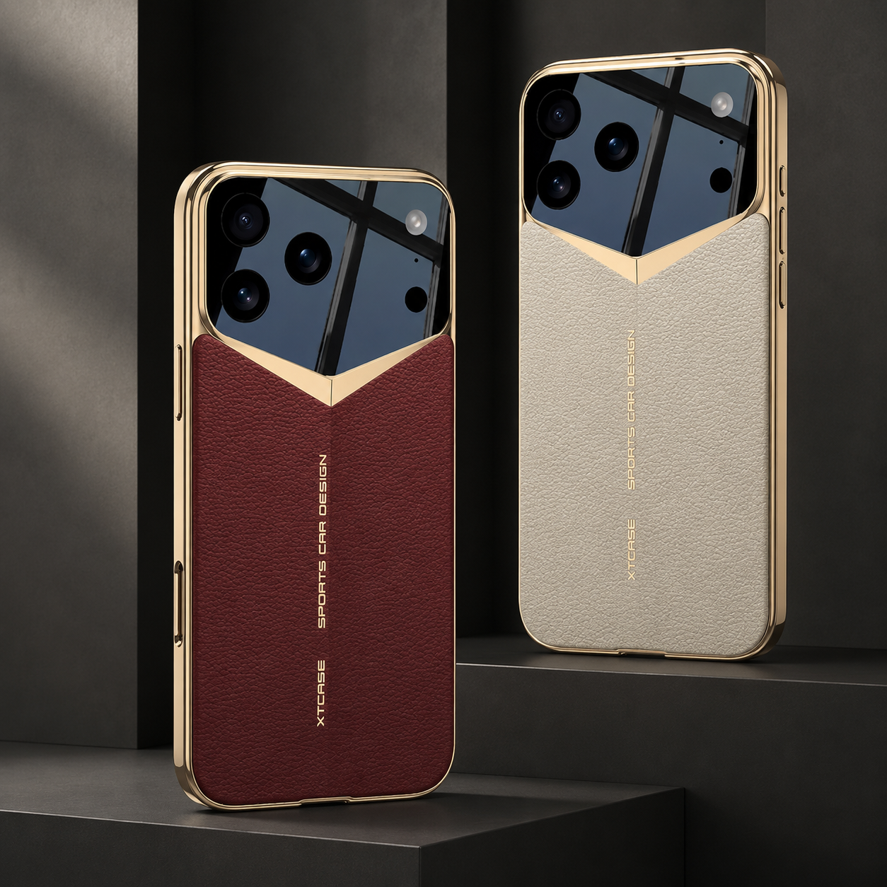 Premium iPhone Case Protective Cover Camera Lens Protection Ultra Thin Leather Shockproof Anti Fingerprint Anti Scratch Lightweight Full Coverage