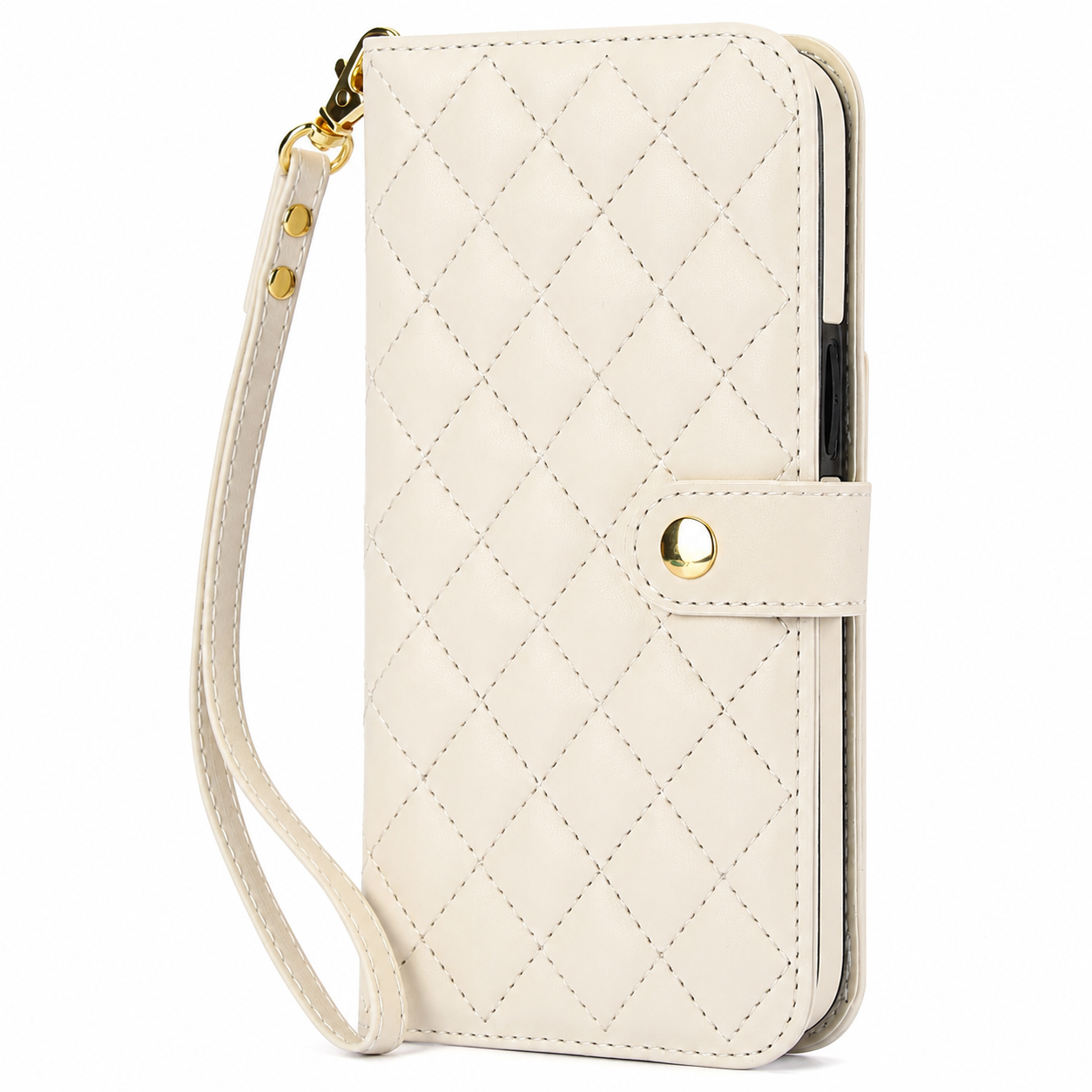 Premium iPhone Case RFID Blocking Wallet Crossbody Flip Cover Card Holder PU Leather Magnetic Closure Shockproof Protective Strap Design