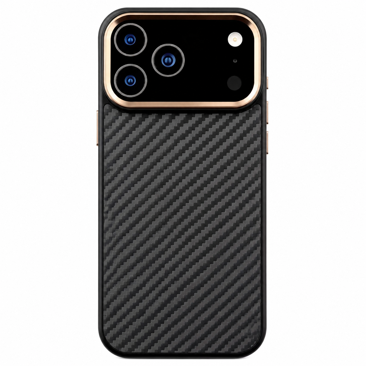 Premium iPhone Case Real Aramid Fiber Magnetic Protective Cover MagSafe Compatible Wireless Charging Ultra Thin Scratch Resistant Full Coverage