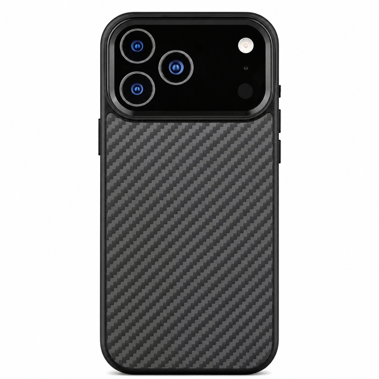 Premium iPhone Case Real Aramid Fiber Magnetic Protective Cover MagSafe Compatible Wireless Charging Ultra Thin Scratch Resistant Full Coverage
