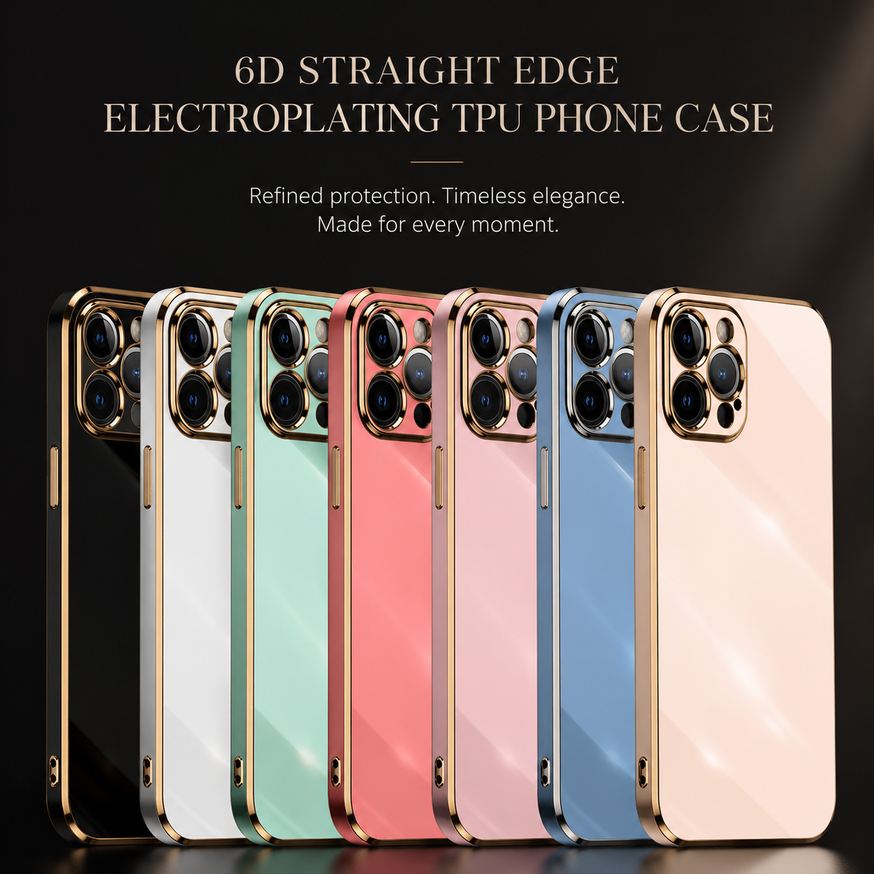 Premium iPhone Case Soft Silicone Plating Cover MagSafe Compatible Solid Color Shockproof Anti Scratch Slim Lightweight Non Slip Design
