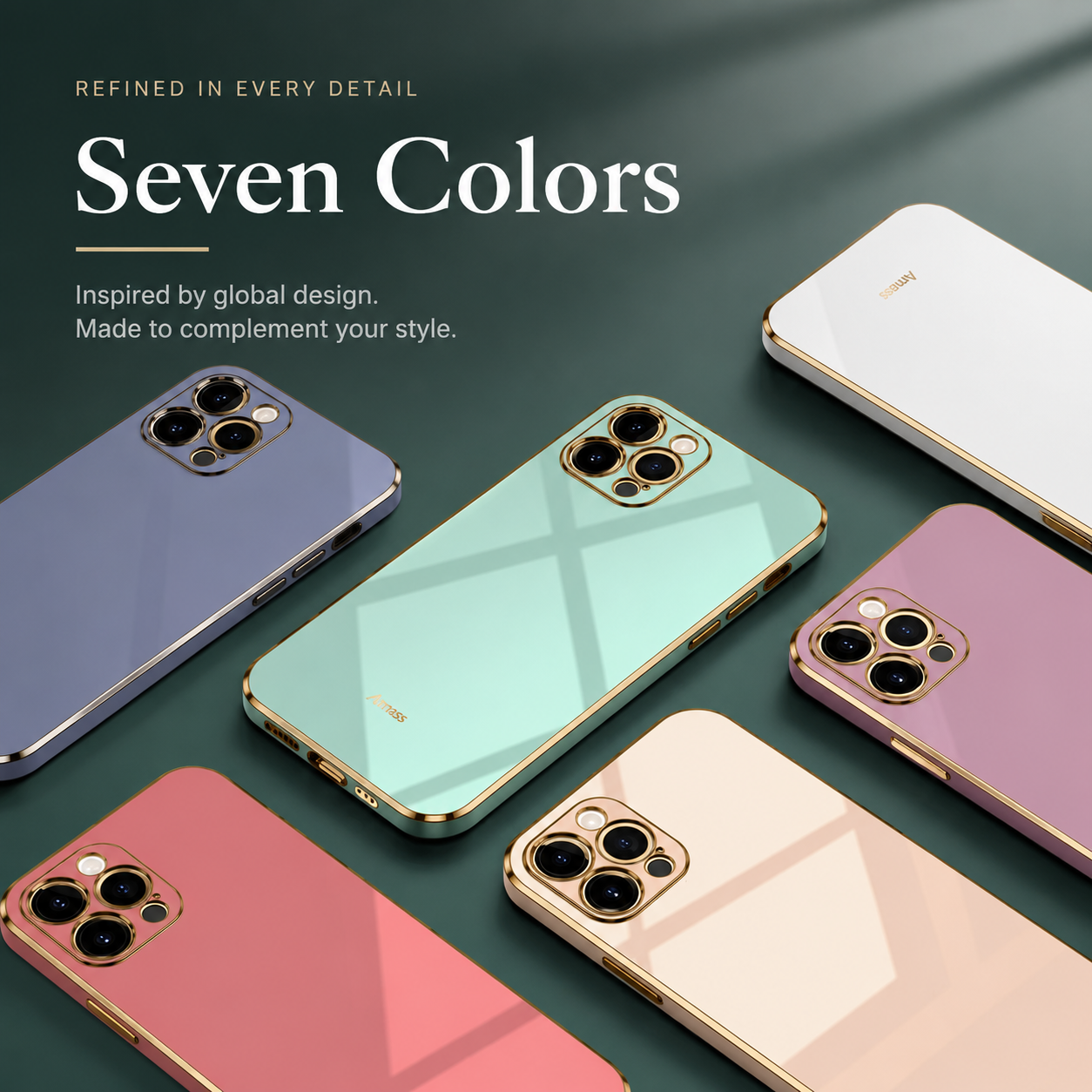 Premium iPhone Case Soft Silicone Plating Cover MagSafe Compatible Solid Color Shockproof Anti Scratch Slim Lightweight Non Slip Design