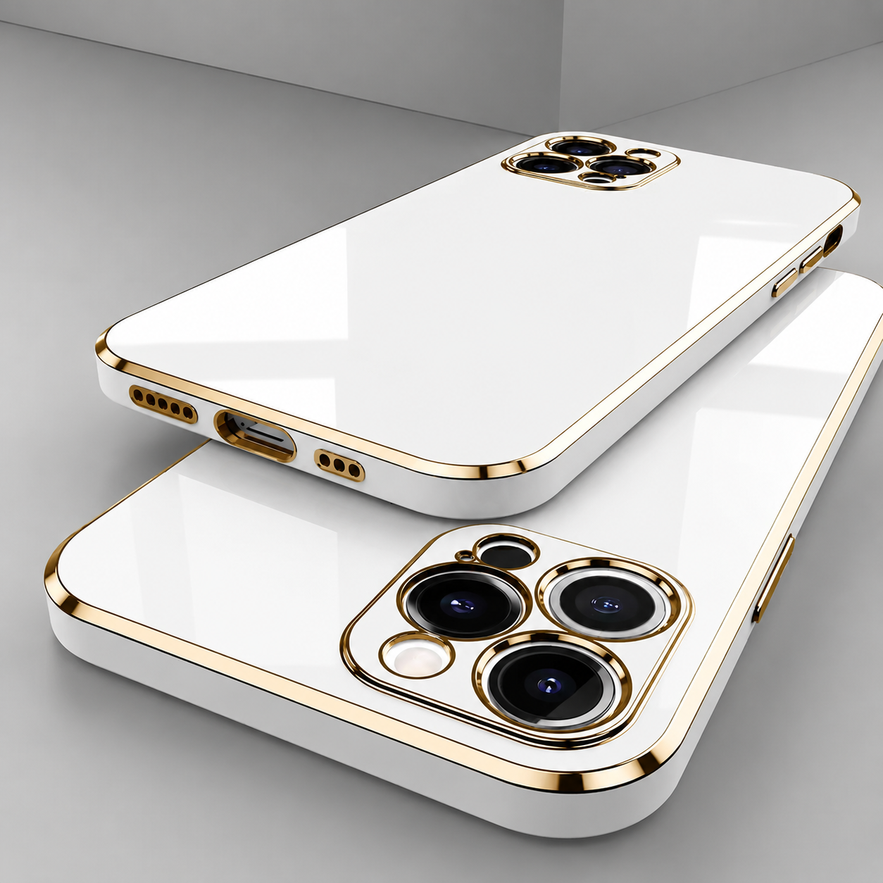 Premium iPhone Case Soft Silicone Plating Cover MagSafe Compatible Solid Color Shockproof Anti Scratch Slim Lightweight Non Slip Design