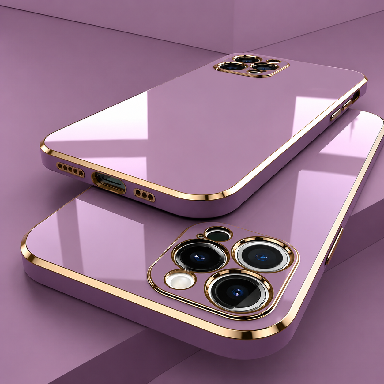 Premium iPhone Case Soft Silicone Plating Cover MagSafe Compatible Solid Color Shockproof Anti Scratch Slim Lightweight Non Slip Design