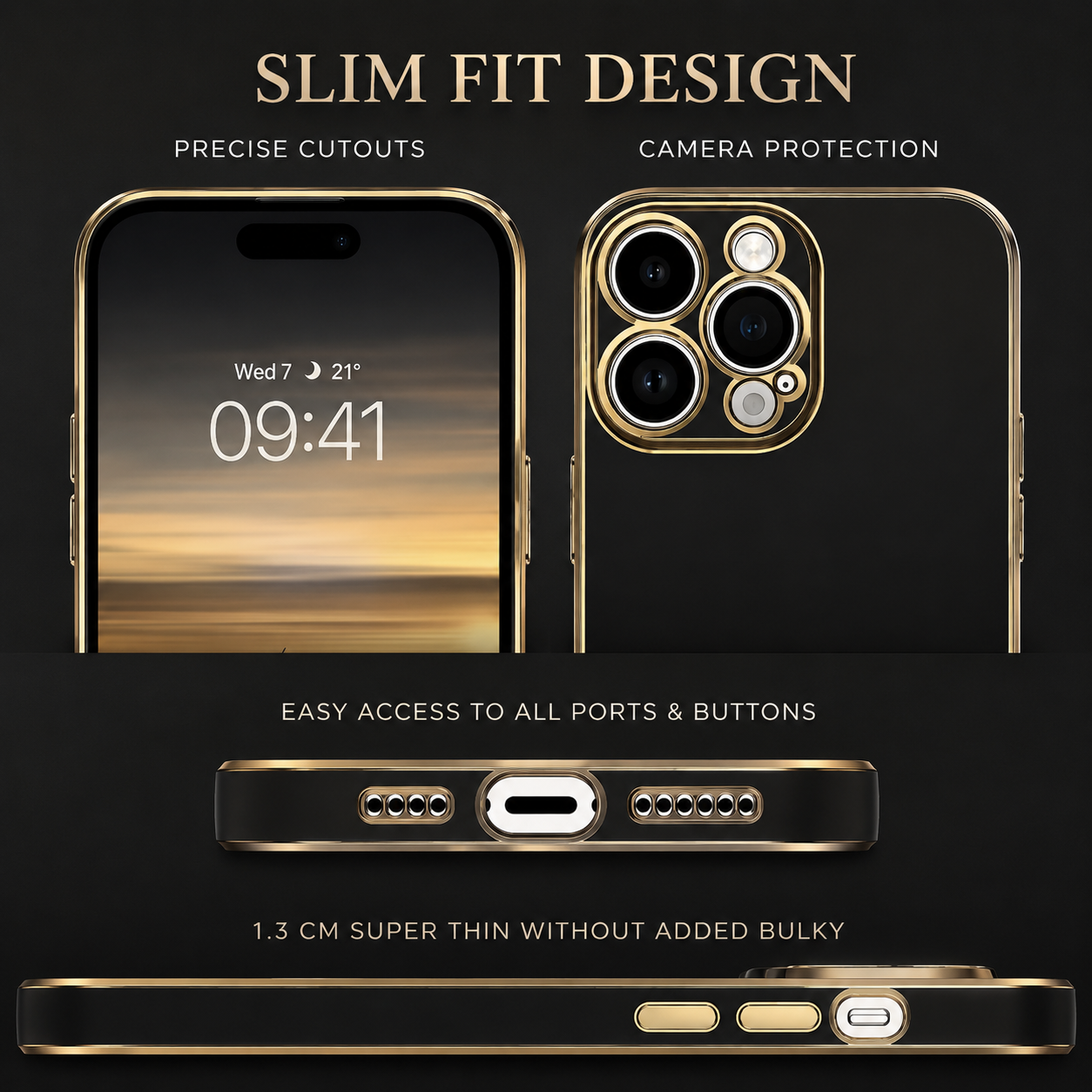 Premium iPhone Case Soft Silicone Plating Cover MagSafe Compatible Solid Color Shockproof Anti Scratch Slim Lightweight Non Slip Design