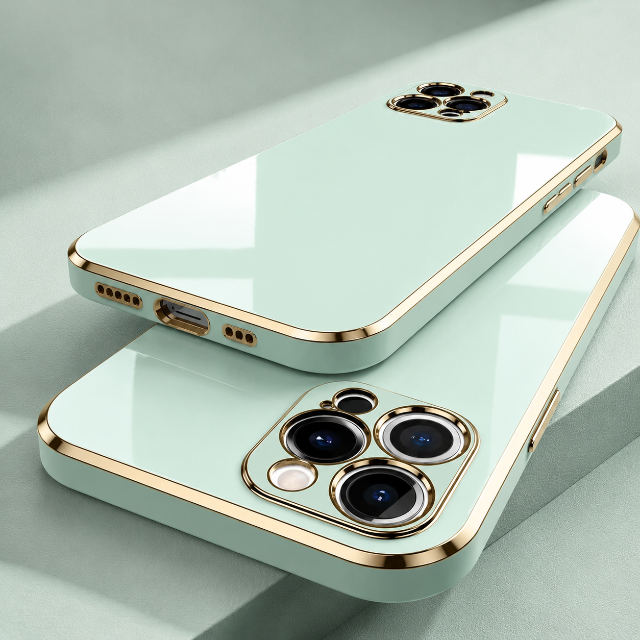 Premium iPhone Case Solid Color Plating Silicone Cover MagSafe Compatible Shockproof Magnetic Protective Case Camera Lens Screen Protection Ultra Thin Full Coverage Design