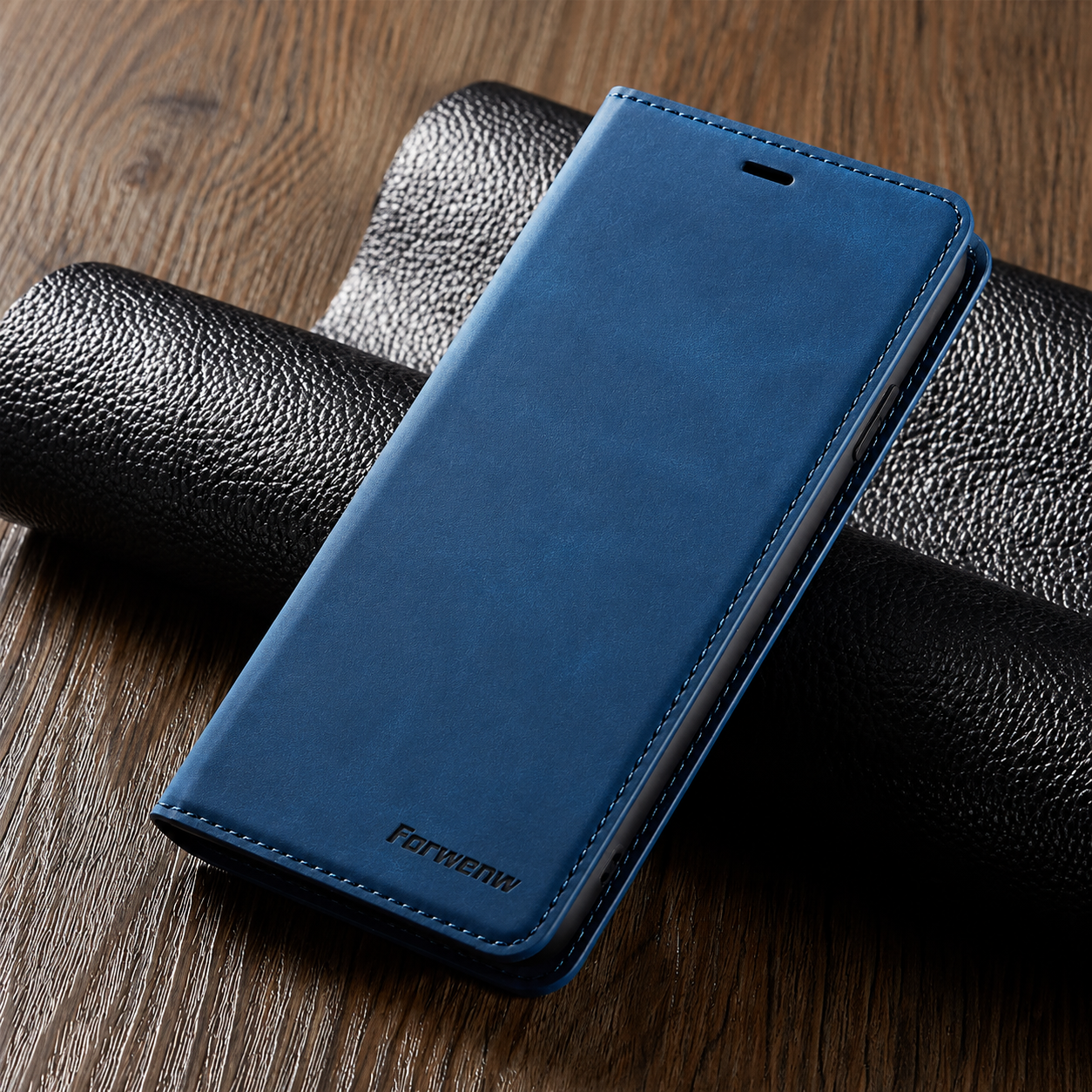 Premium iPhone Case Suede Leather Wallet Flip Cover Magnetic Closure Card Holder Shockproof Protective Cover Slim Luxury Design
