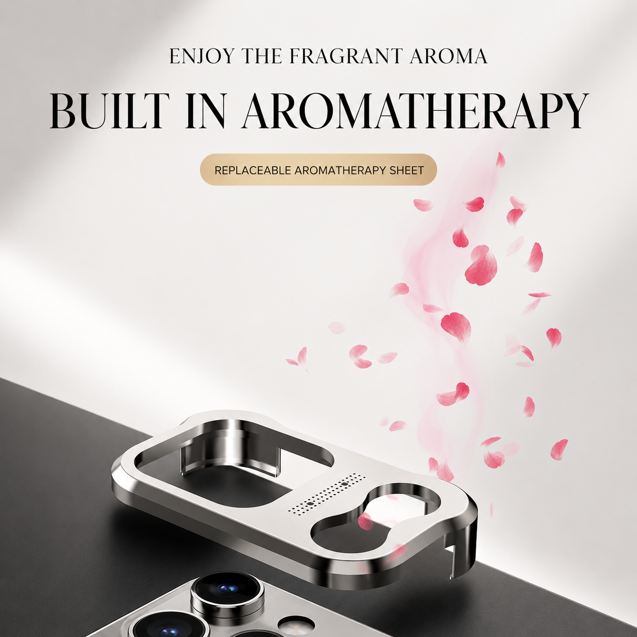 Premium iPhone Case Titanium Alloy Borderless Bumper Metal Frame Camera Lens Protection Shockproof Matte Anti Slip Lightweight Protective Design Cover