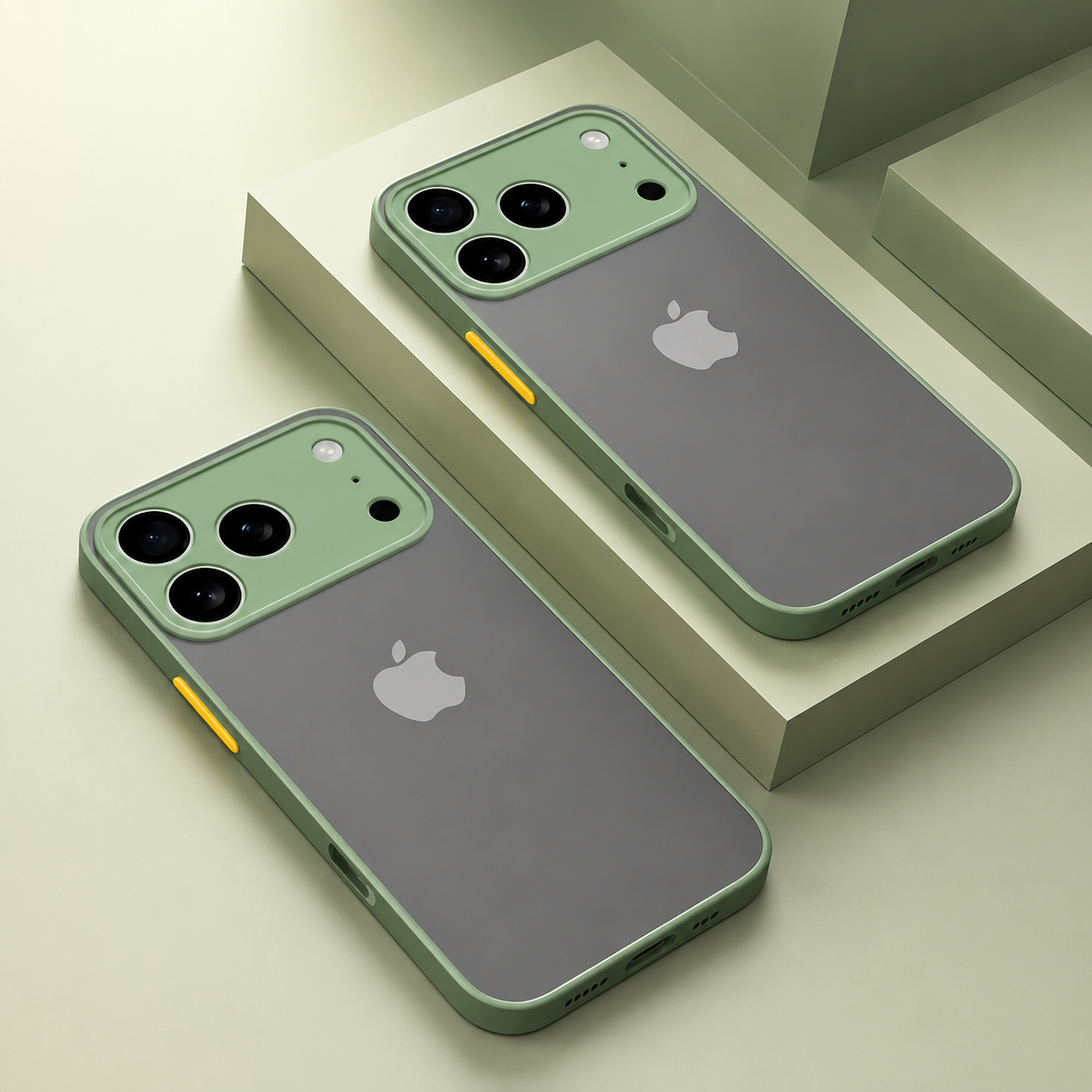 Premium iPhone Case Translucent Armor Shockproof Bumper Cover Matte Protective PC TPU Anti Fingerprint Anti Scratch Slim Full Coverage