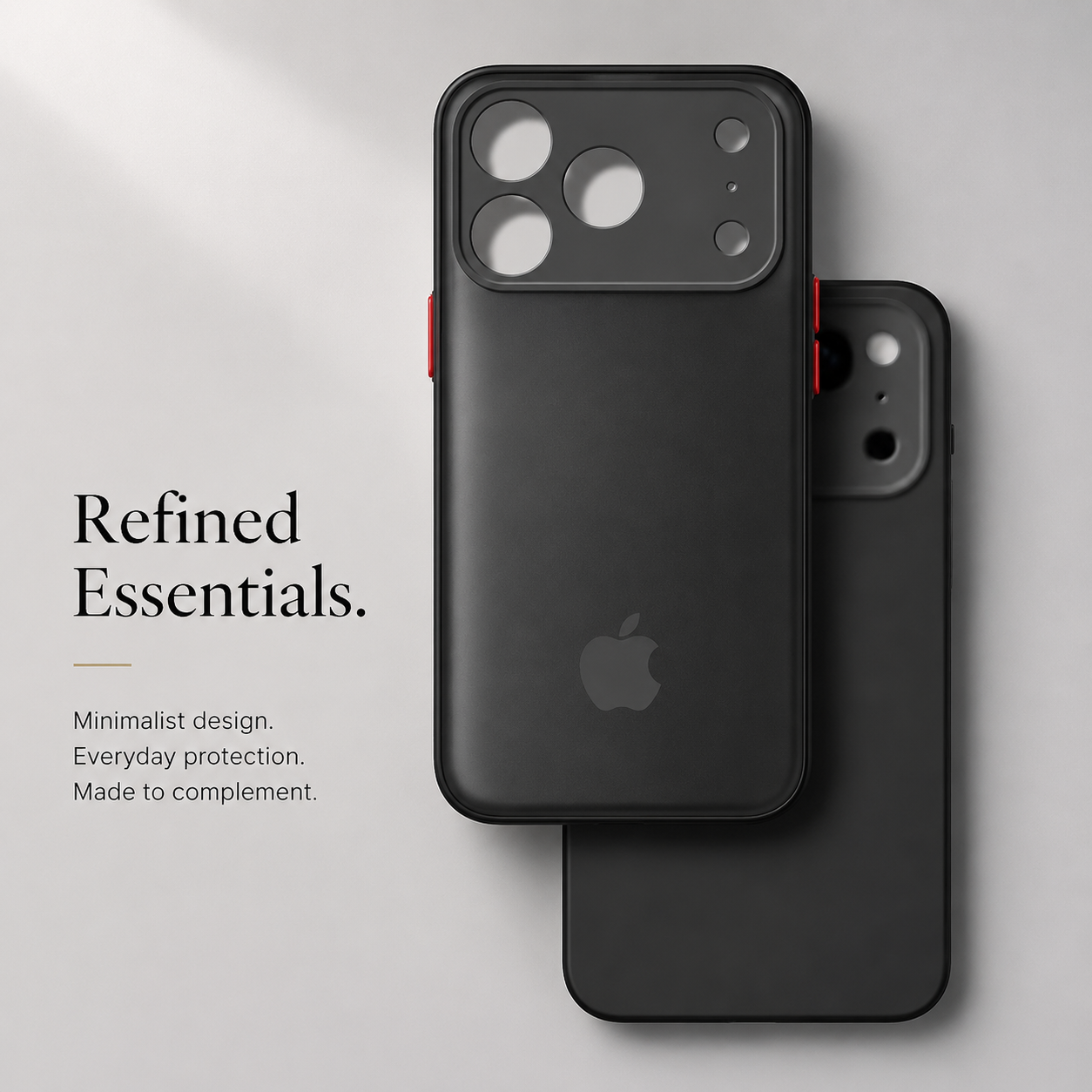 Premium iPhone Case Translucent Armor Shockproof Bumper Cover Matte Protective PC TPU Anti Fingerprint Anti Scratch Slim Full Coverage