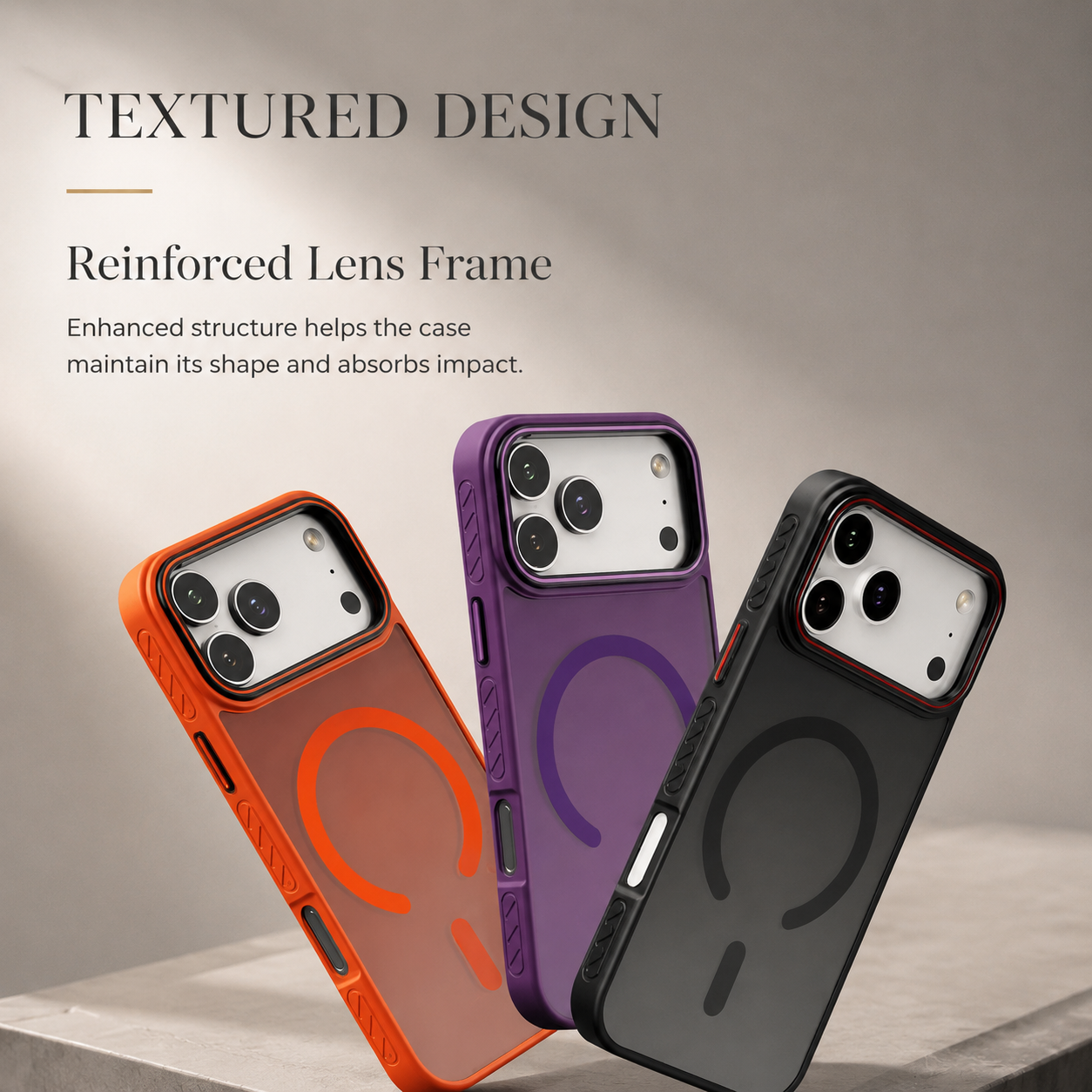 Premium iPhone Case Transparent Matte MagSafe Compatible Magnetic Protective Cover Shockproof Frame Camera Lens Protector Slim Design
