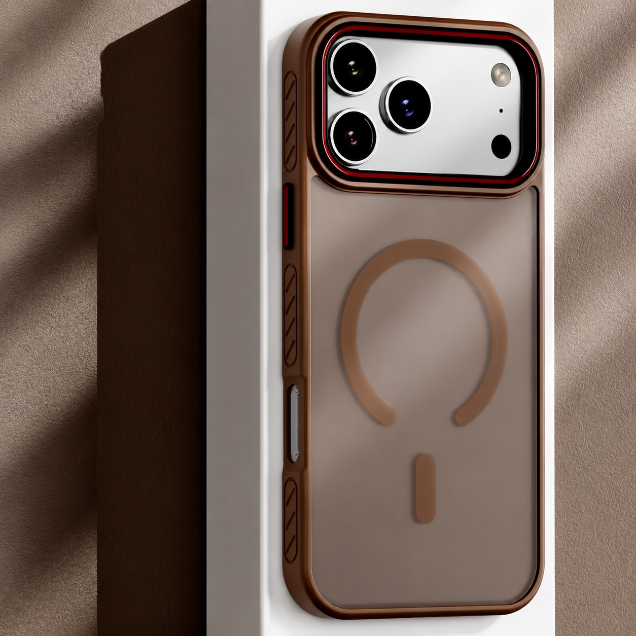 Premium iPhone Case Transparent Matte MagSafe Compatible Magnetic Protective Cover Shockproof Frame Camera Lens Protector Slim Design