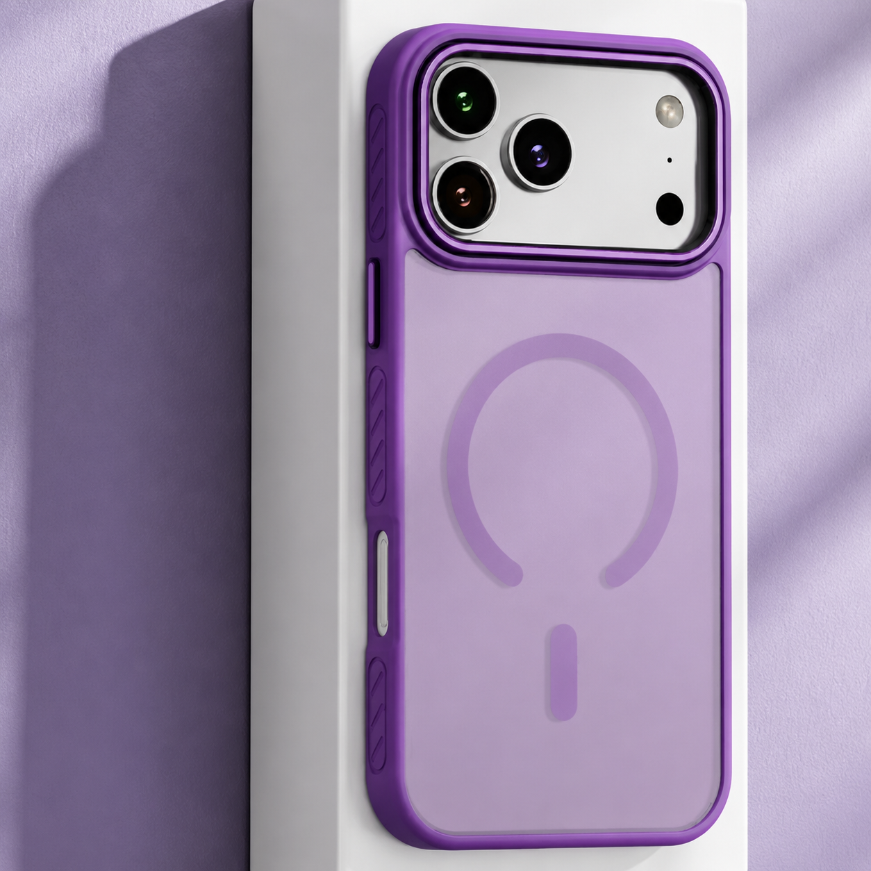 Premium iPhone Case Transparent Matte MagSafe Compatible Magnetic Protective Cover Shockproof Frame Camera Lens Protector Slim Design