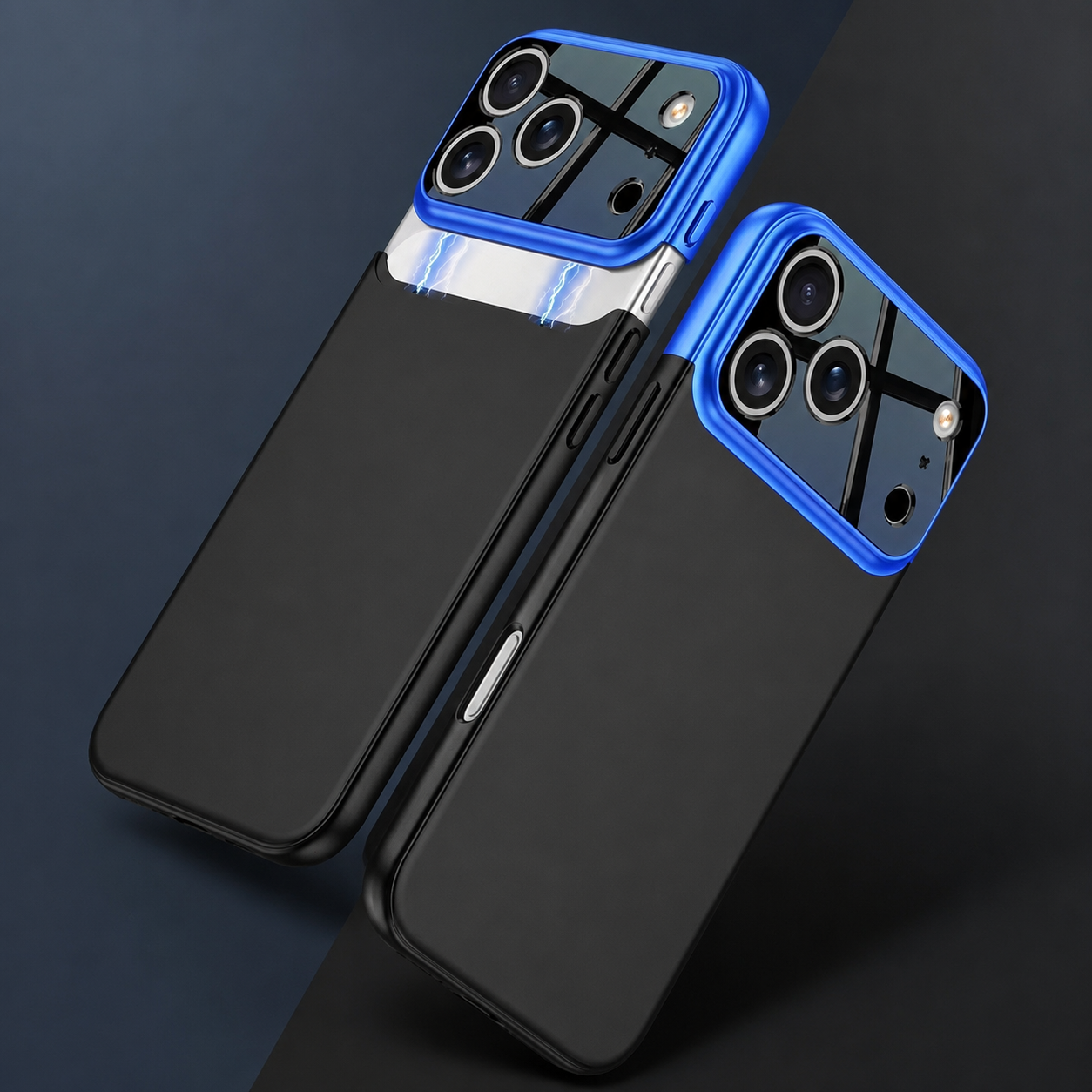 Premium iPhone Case Two Tone Spliced Slim Hard Shell Protective Cover Camera Lens Protection Anti Fingerprint Anti Scratch Non Slip Full Coverage 2. Product Description
