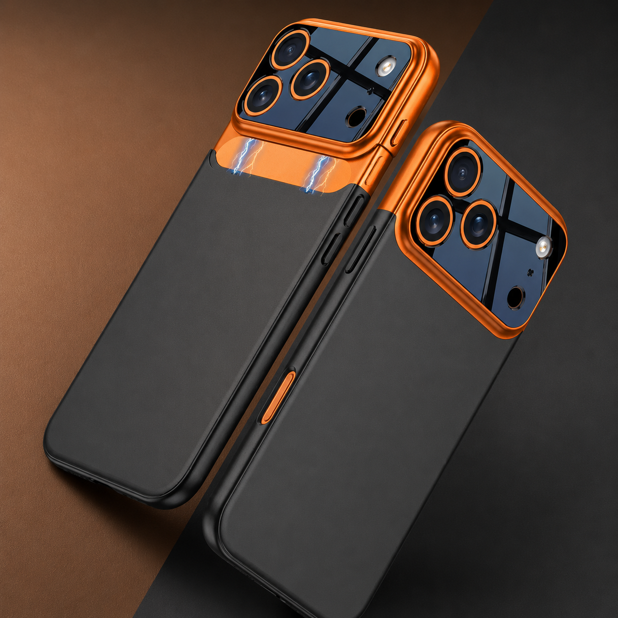 Premium iPhone Case Two Tone Spliced Slim Hard Shell Protective Cover Camera Lens Protection Anti Fingerprint Anti Scratch Non Slip Full Coverage 2. Product Description